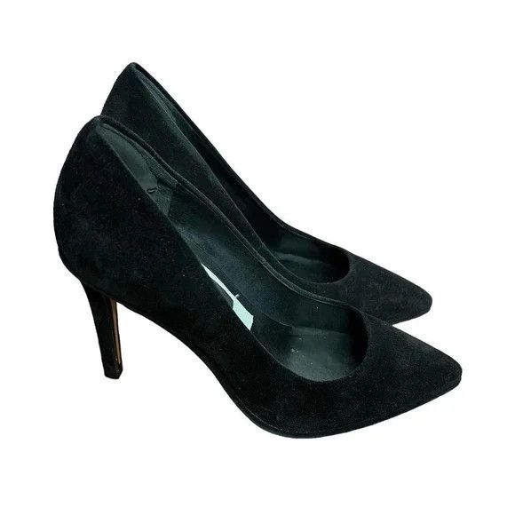 Rag & Bone Rag & Bone Black Suede Pumps Heels Size US 5.5 / IT 35.5 - 3 Thumbnail