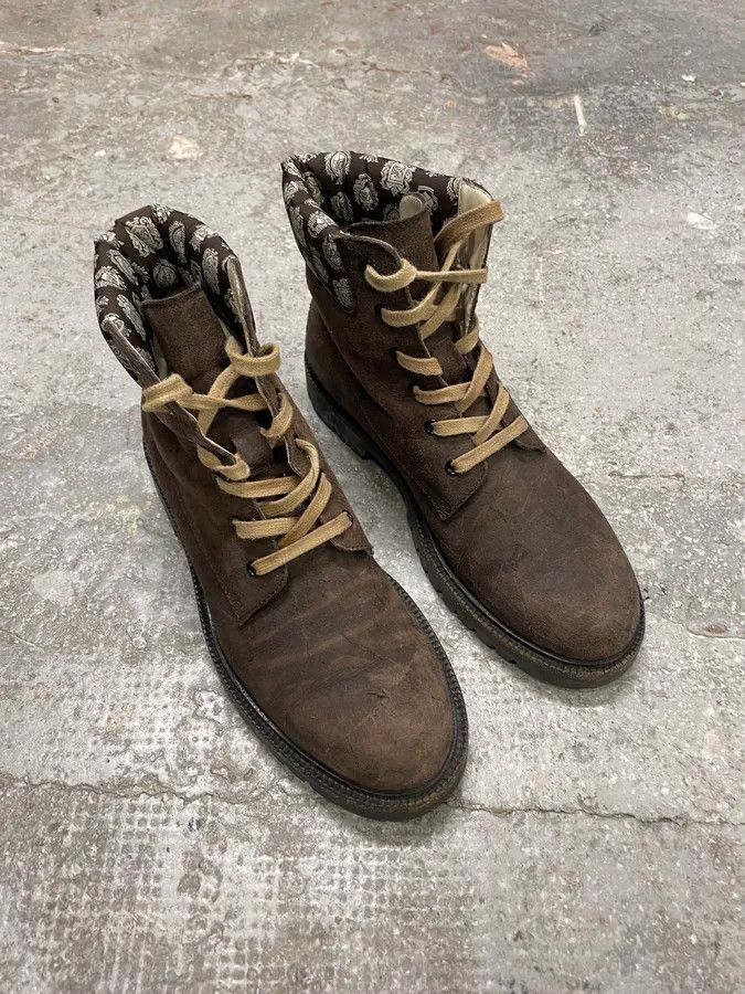 Dolce & Gabbana 2000s Dolce & Gabbana Brown Premium Leather Boots Size US 9 / EU 42 - 4 Thumbnail