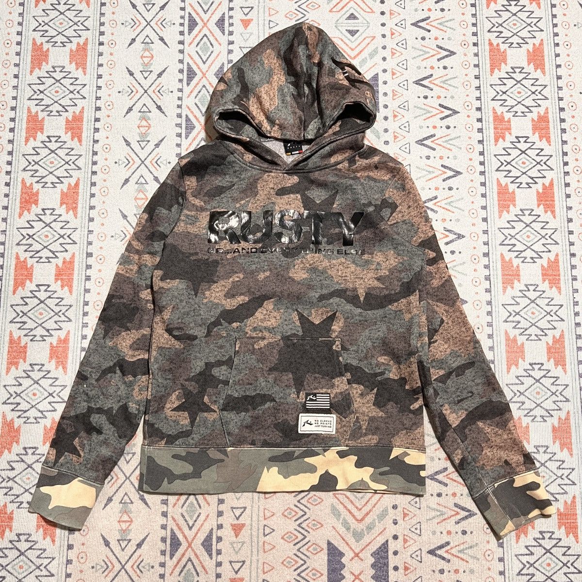 Rusty Rusty Camo Hoodie Size US XS / EU 42 / 0 - 3 Thumbnail