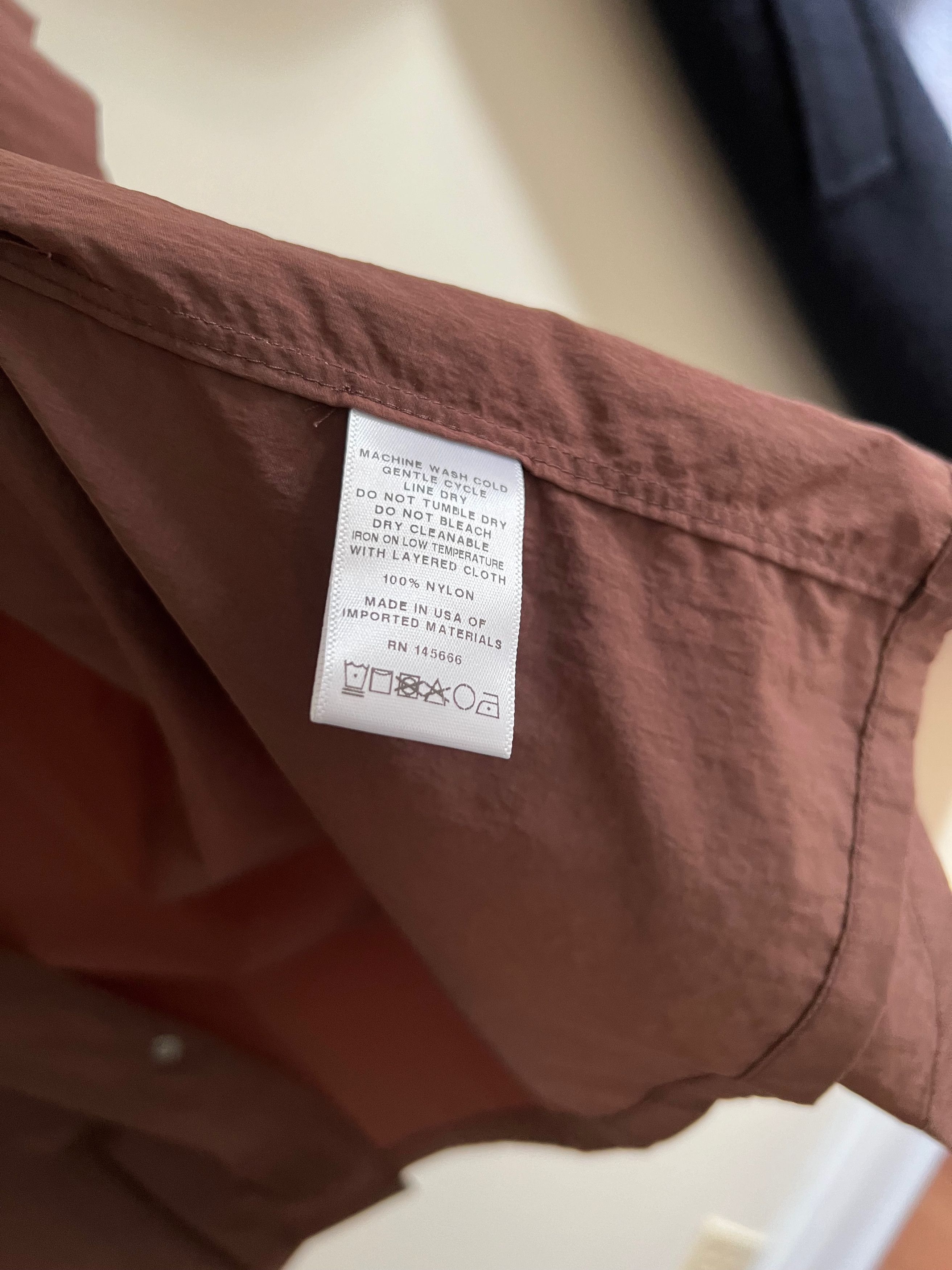 Paa Nylon SS Shirt Two - Brown Sz Small Size US S / EU 44-46 / 1 - 3 Thumbnail