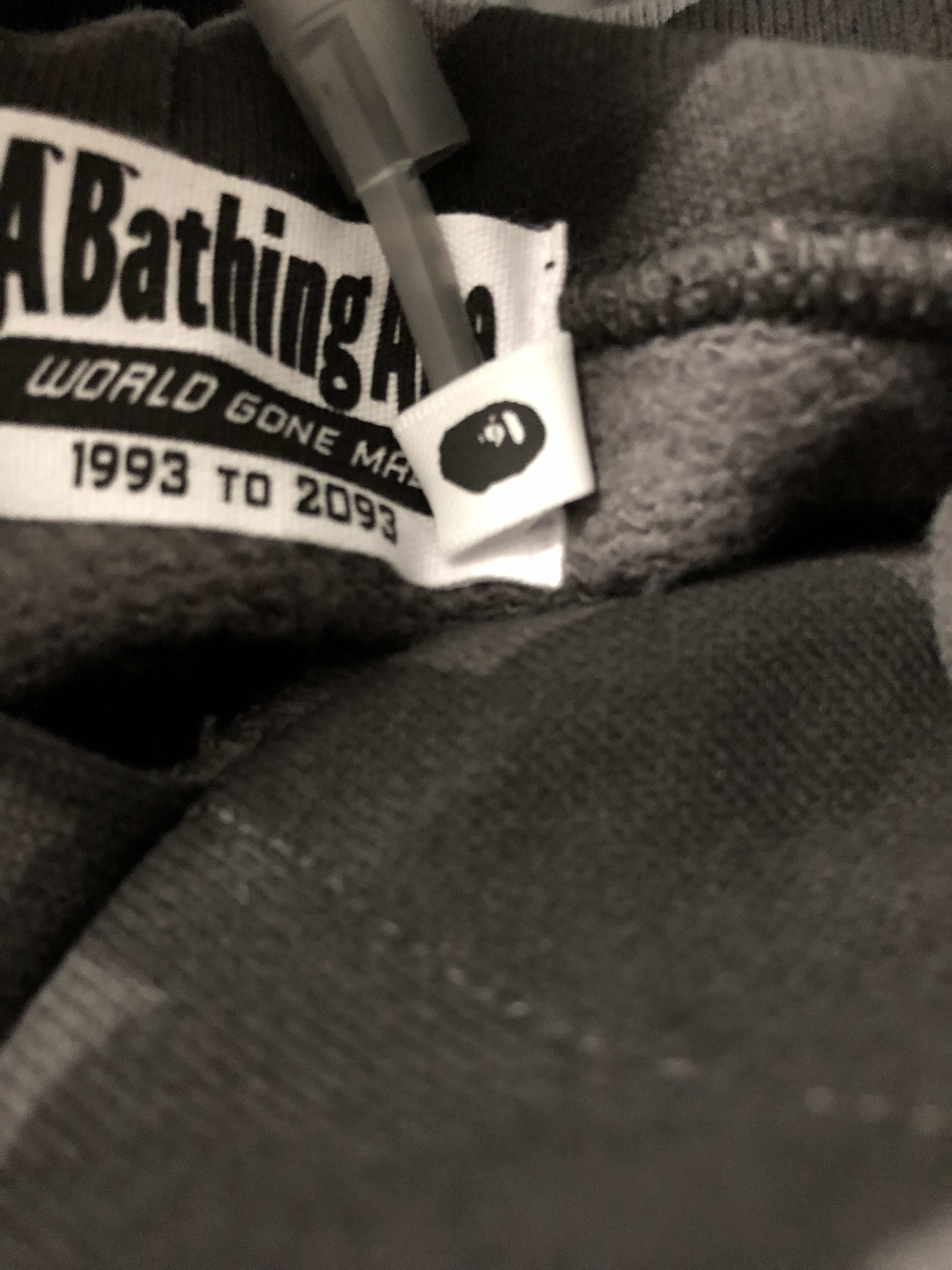 Bape Bape Color Camo College Pullover Hoodie Black - Medium Size US M / EU 48-50 / 2 - 7 Thumbnail