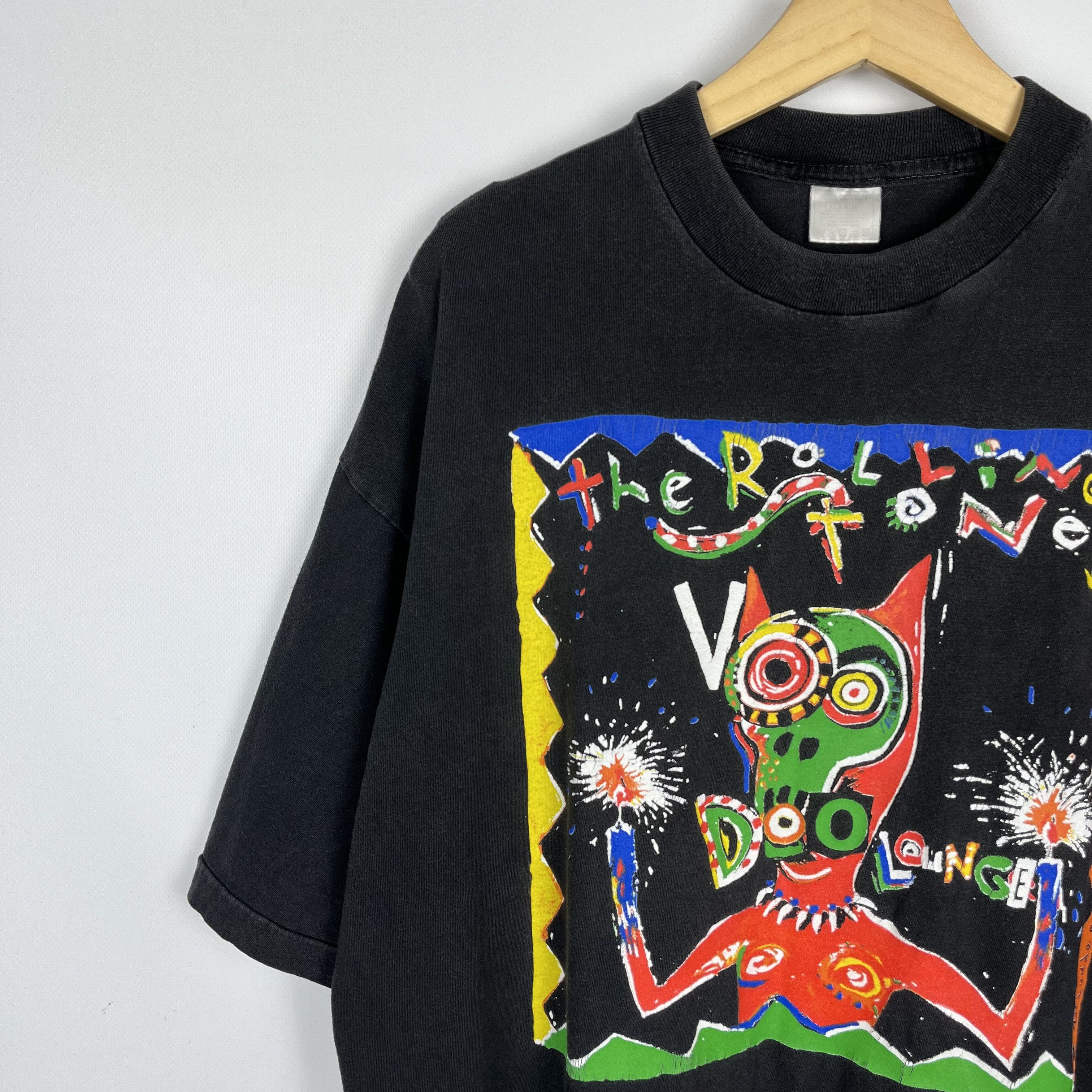 Band Tees Vintage Rolling Stones Voodoo Lounge Tour T Shirt 1995 Size US XL / EU 56 / 4 - 5 Thumbnail