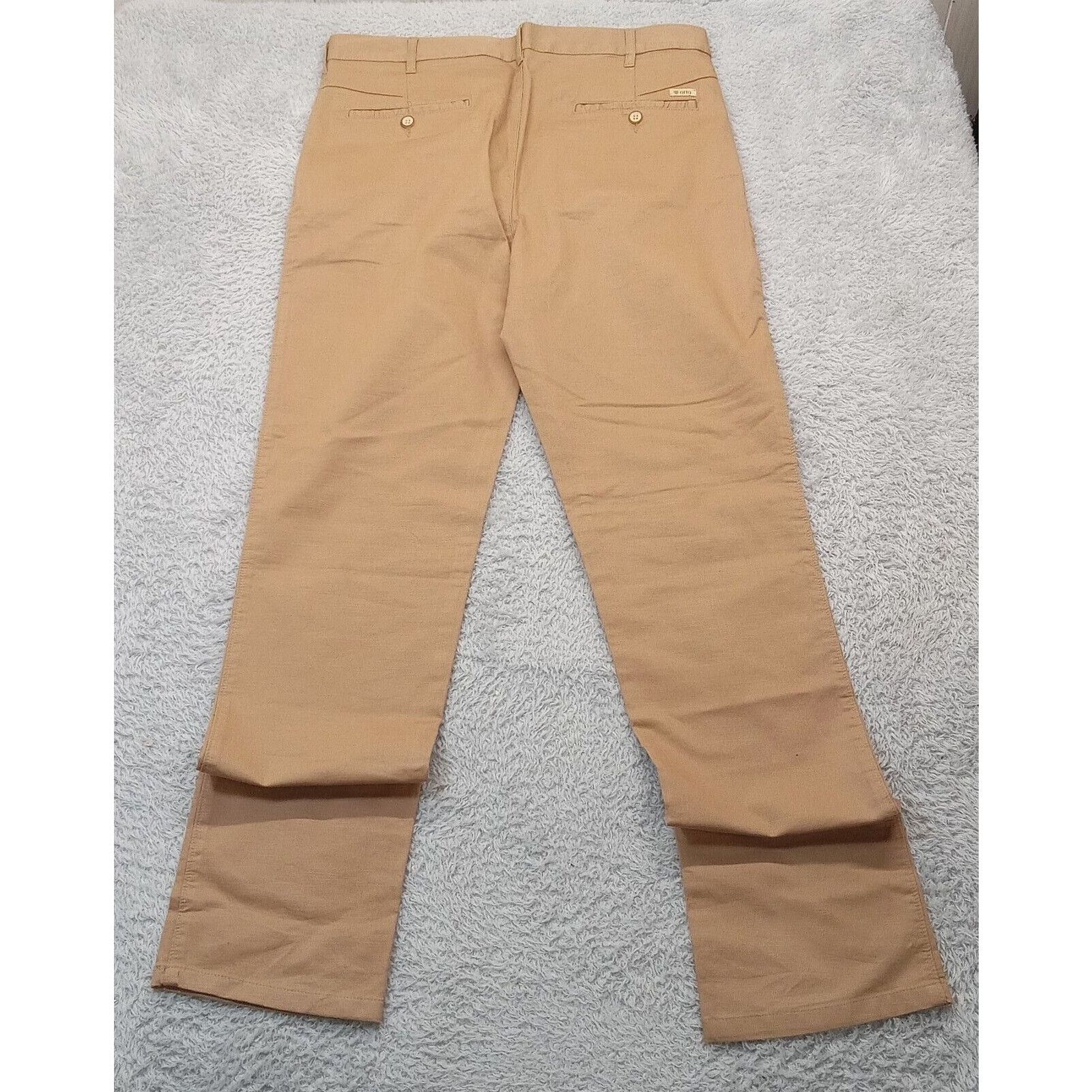 Otto Otto Pants 36 X 34 Men Casual Trouser Smart Fit Brown Denim Size US 36 / EU 52 - 2 Thumbnail