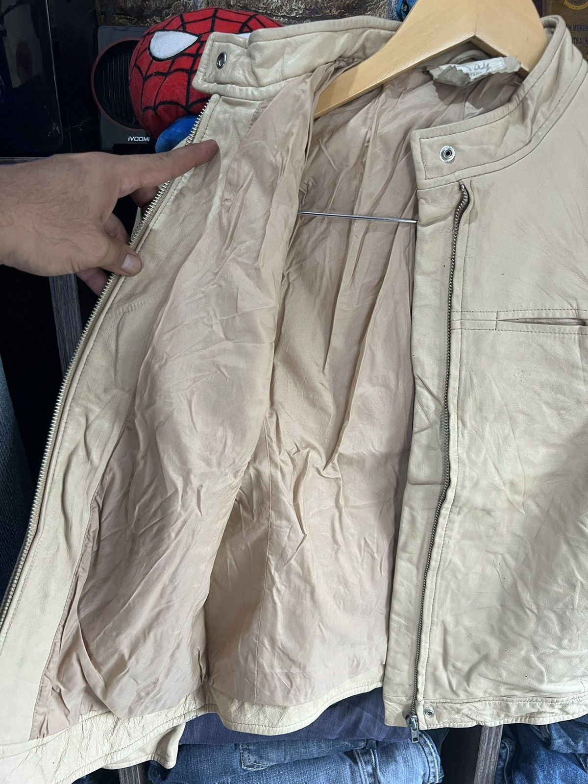 Beams Plus 🔥Ray Beams Sheep Leather Zipper Jacket Size XS / US 0-2 / IT 36-38 - 8 Thumbnail
