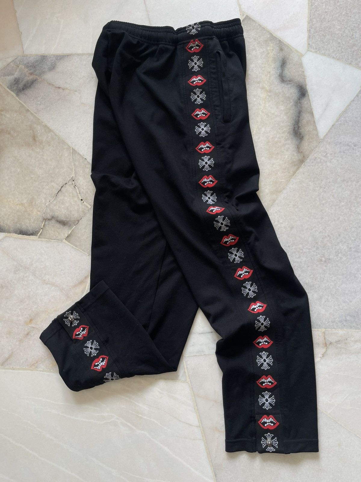 Chrome Hearts Chrome Hearts Matty Boy Red Lips Pants Size US 35 - 8 Thumbnail