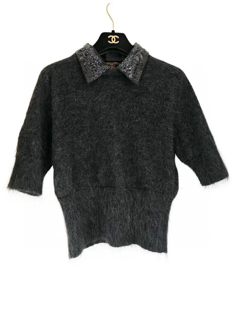Louis Vuitton Louis Vuitton Mohair Sweater Detachable Collar Size US S / EU 44-46 / 1 - 1 Thumbnail