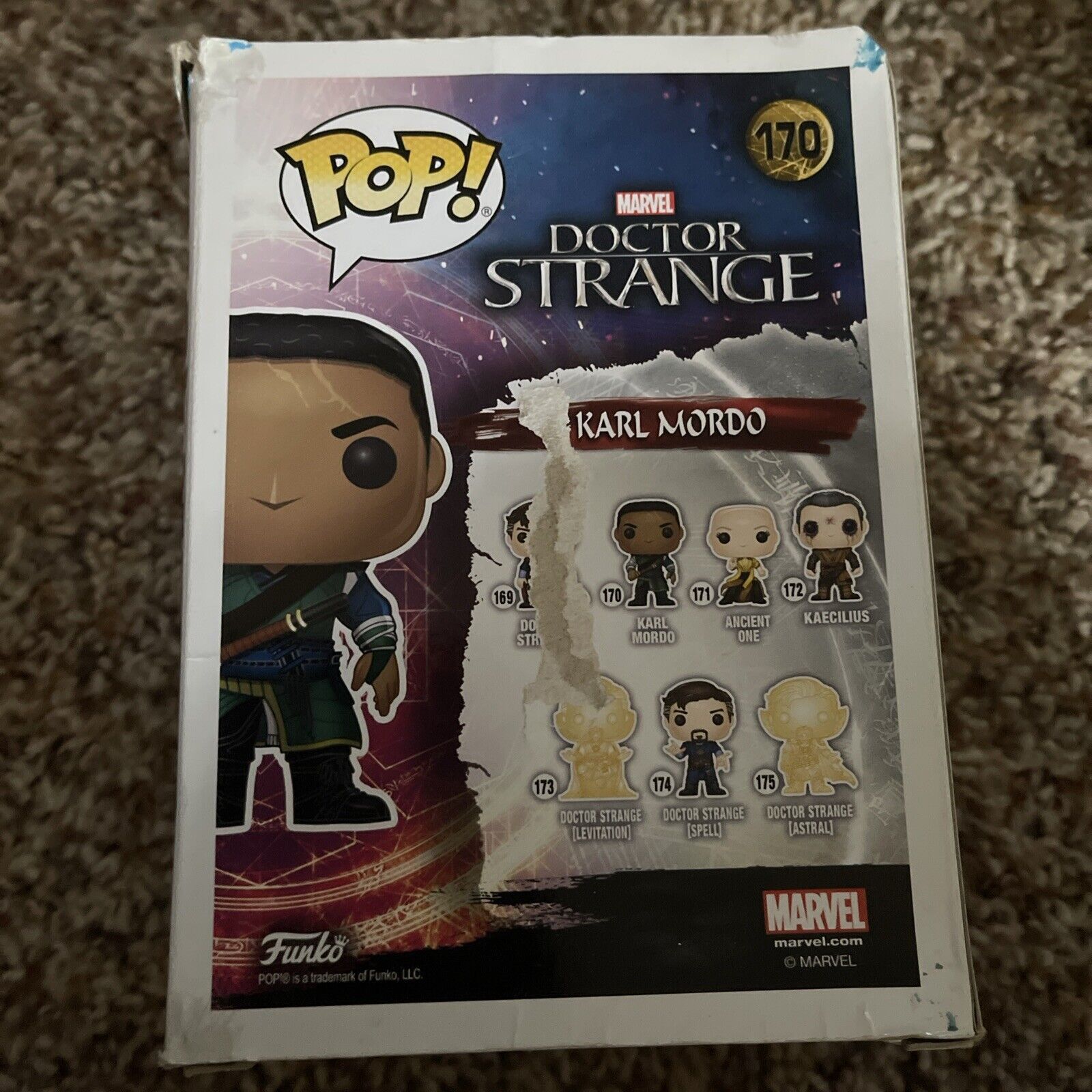 Other (VAULTED) BRAND NEW Funko Pop! Karl Mordo #170 Box 7/10 Size ONE SIZE - 4 Thumbnail