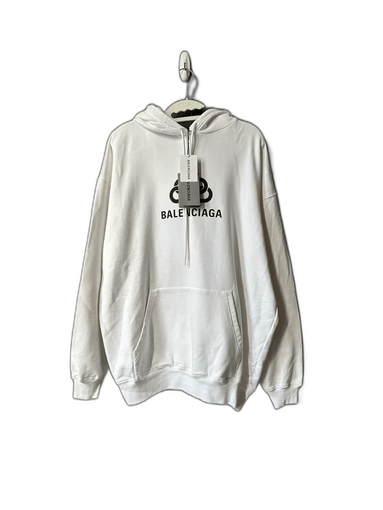 Balenciaga Balenciaga White Lock Hoodie Size US S / EU 44-46 / 1 - 1 Thumbnail