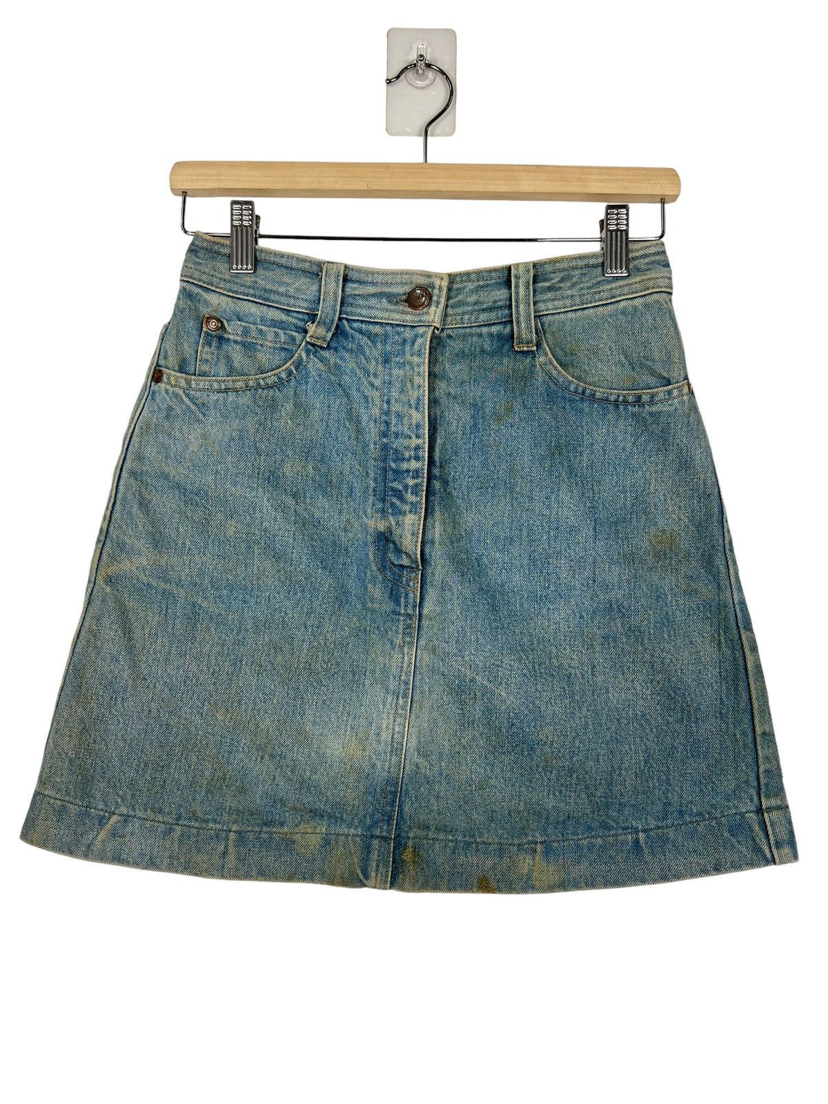Hai Sporting Gear 🔥 HAI ISSEY MIYAKE DENIM SKIRTS Size 26" / US 2 / IT 38 - 1 Thumbnail