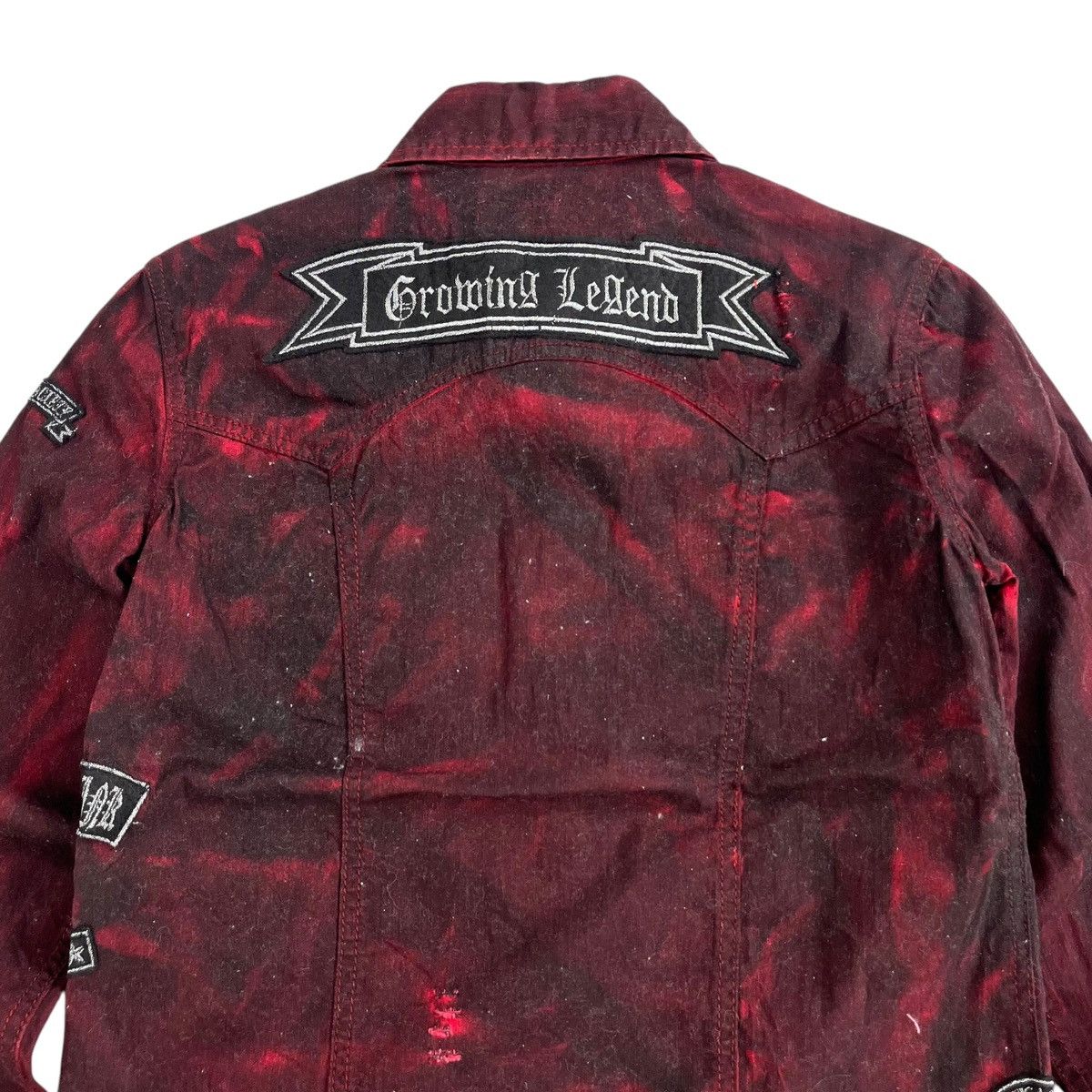 If Six Was Nine × In The Attic × Le Grande Bleu (L.G.B.) In The Attic like H Anarchy Lgb Distressed Bone Button Shirt Size US M / EU 48-50 / 2 - 15 Thumbnail