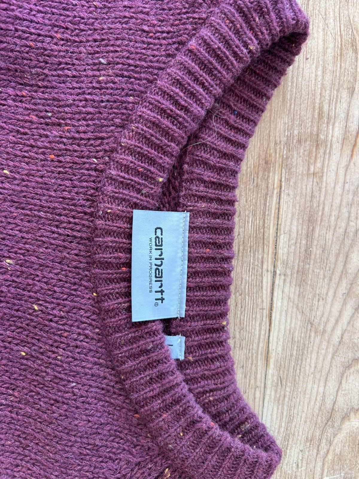 Carhartt Wip Carhartt WIP - Burgundy sweater Size US L / EU 52-54 / 3 - 2 Thumbnail