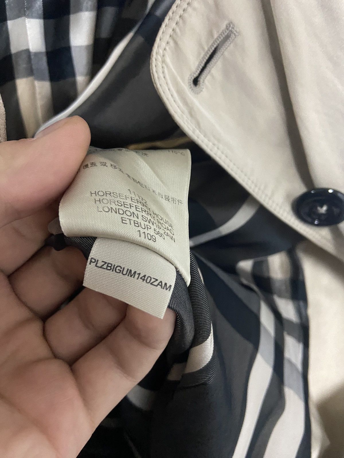 Burberry × Vintage Burberry trench coat womens nova check vintage luxury jacket Size L / US 10 / IT 46 - 7 Thumbnail
