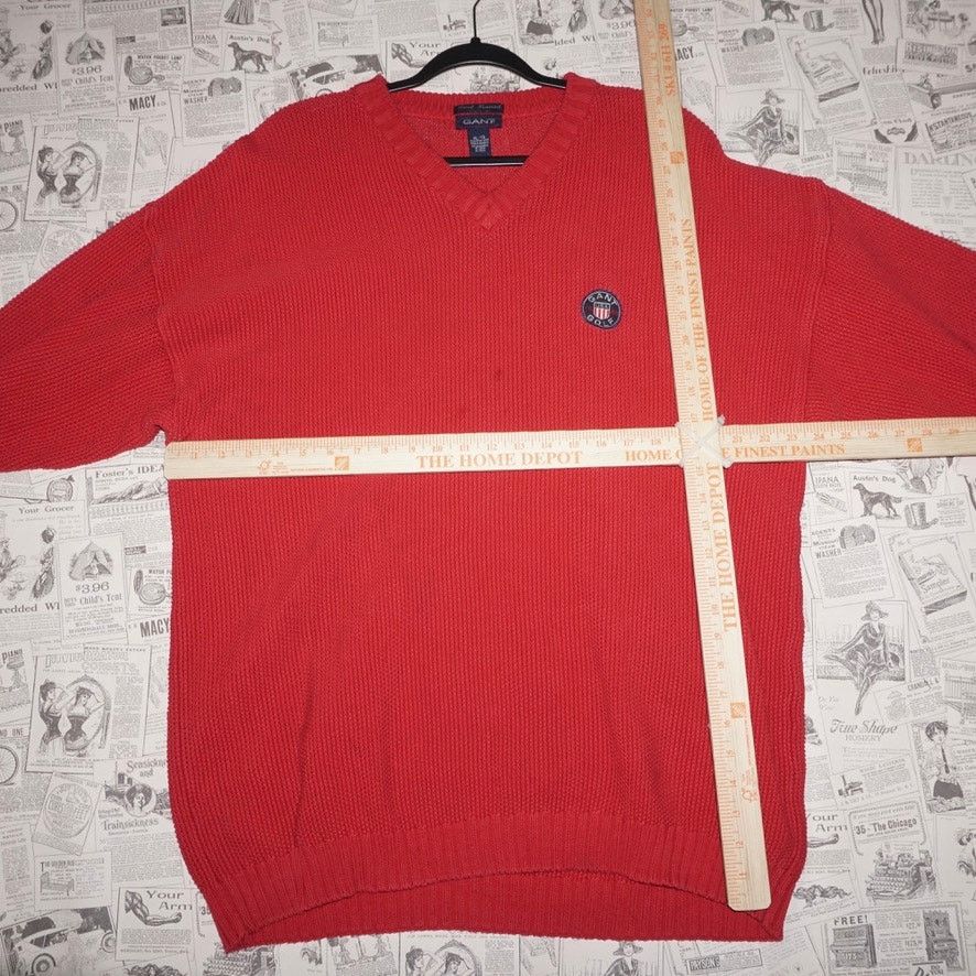Gant XL - Vintage Y2K GANT hand framed knit 90s embroider sweater Size US XL / EU 56 / 4 - 4 Thumbnail