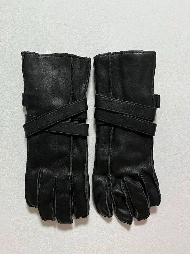 Yohji Yamamoto Yohji Yamamoto Leather Gloves Y's Line-2506 Size ONE SIZE - 2 Thumbnail