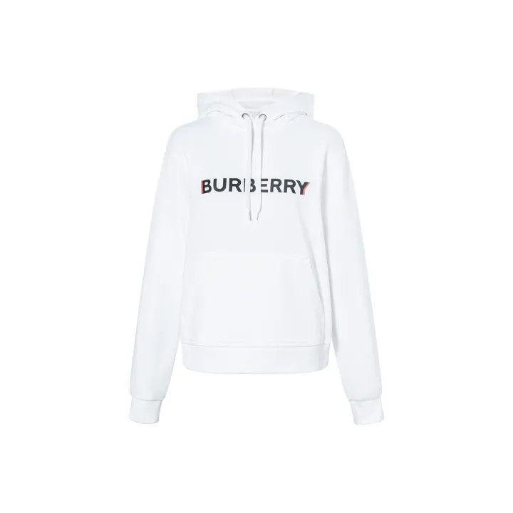 Burberry Burberry Logo Print Pullover Hoodie 0079 Size S / US 4 / IT 40 - 1 Thumbnail