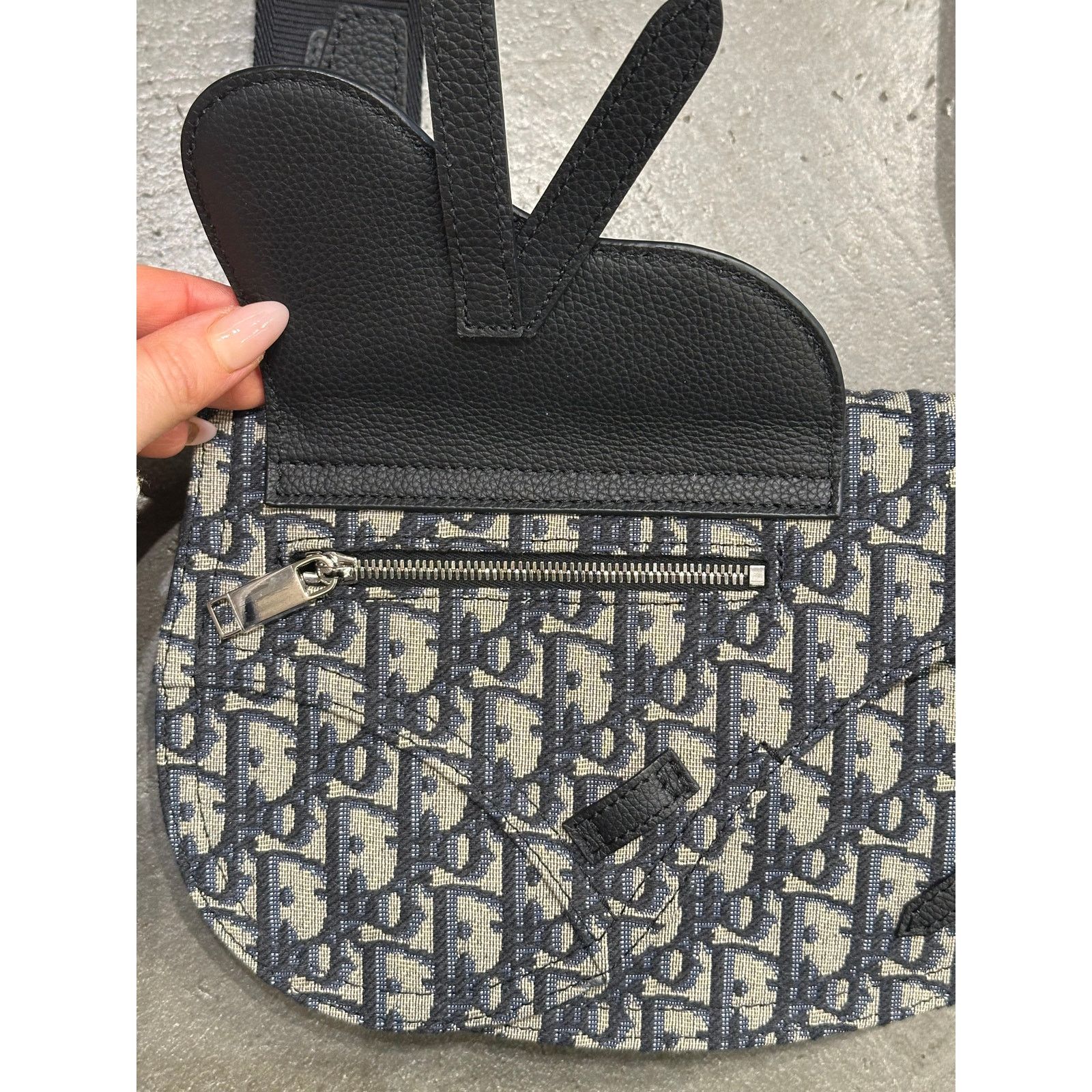 Dior 2021 Dior saddle messenger pouch in oblique jacquard Size ONE SIZE - 6 Thumbnail