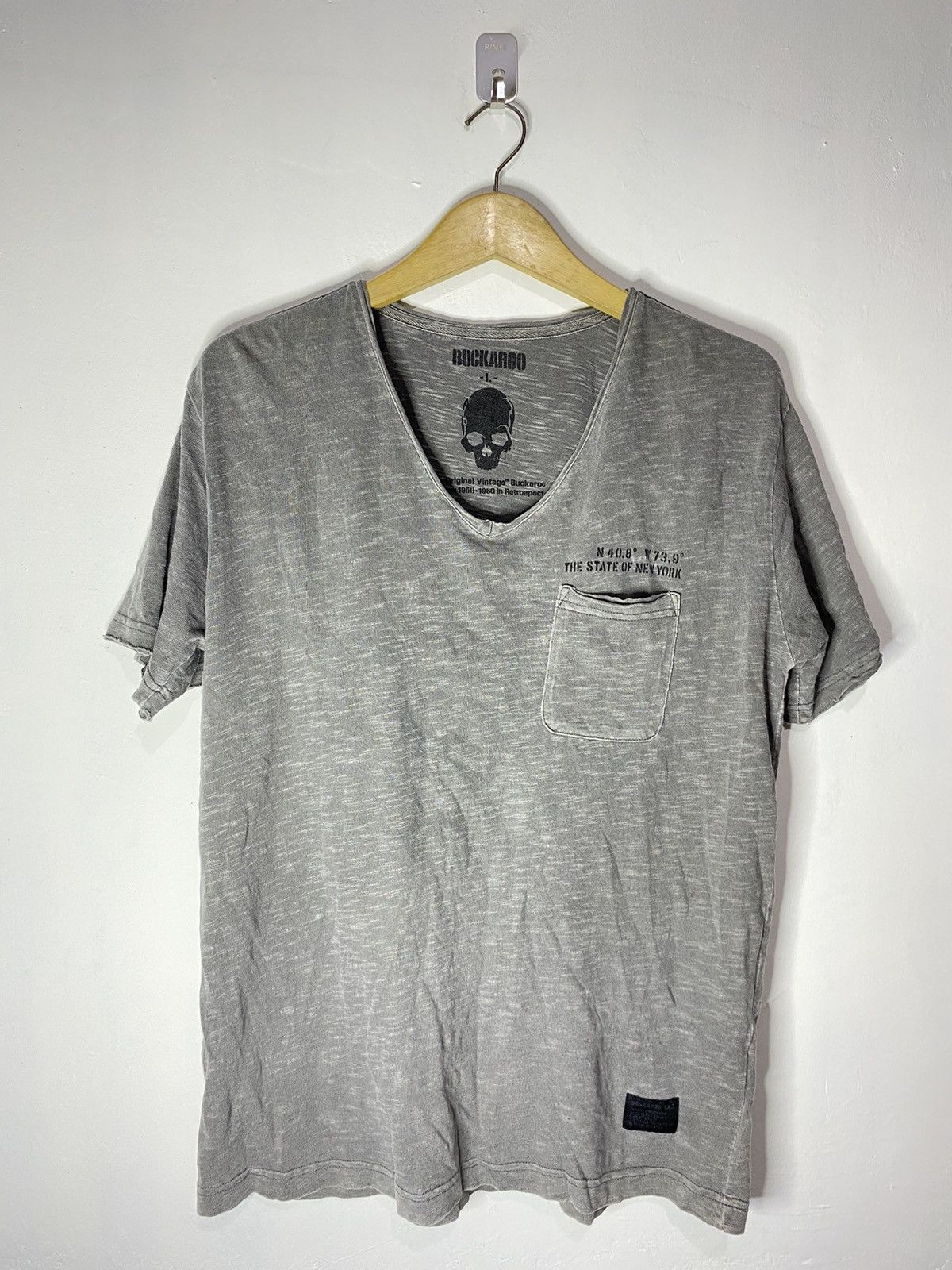 20471120 × If Six Was Nine × Japanese Brand Japanese Buckaroo the state of new york pocket tshirts Size US L / EU 52-54 / 3 - 1 Thumbnail