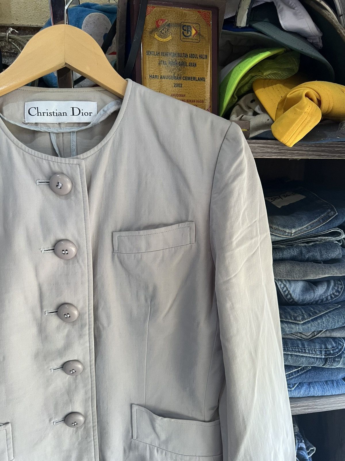 Christian Dior Monsieur 🔥Vintage Christian Dior Button Jacket Size S / US 4 / IT 40 - 7 Thumbnail