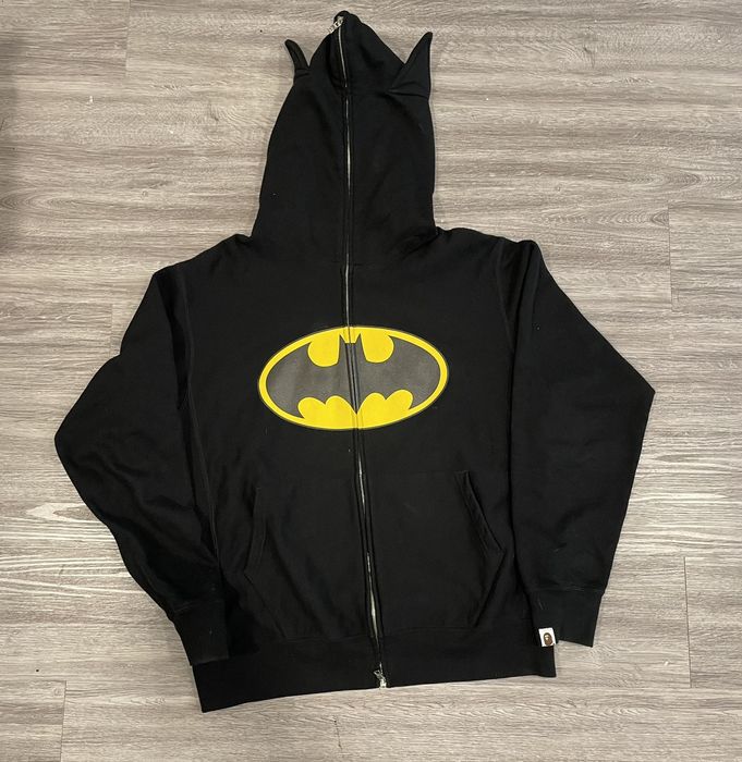 Bape Bape x DC Batman Full Zip Hoodie | Grailed