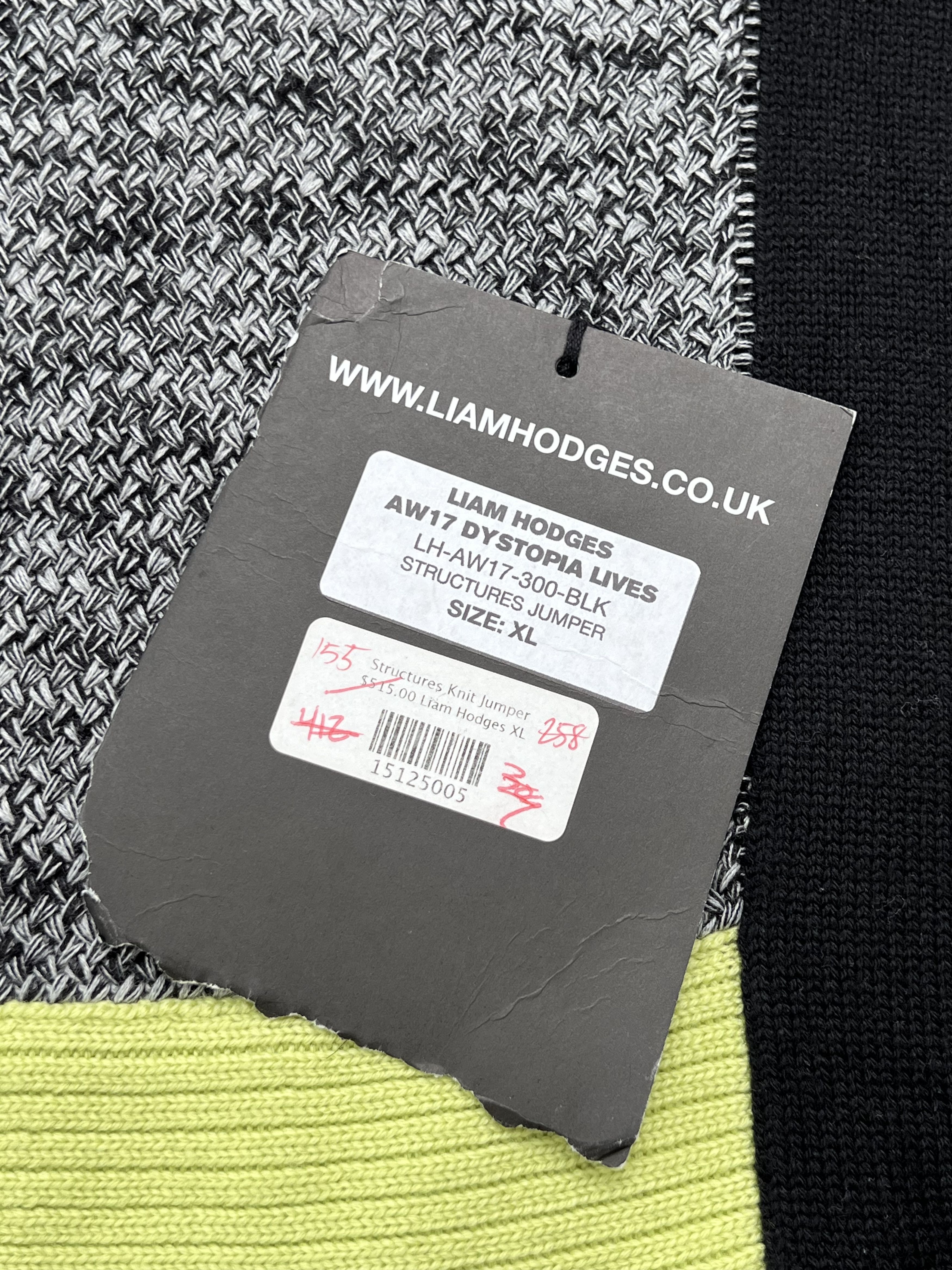 Liam Hodges AW17 Structures Knitted Jumper Size US XL / EU 56 / 4 - 5 Thumbnail