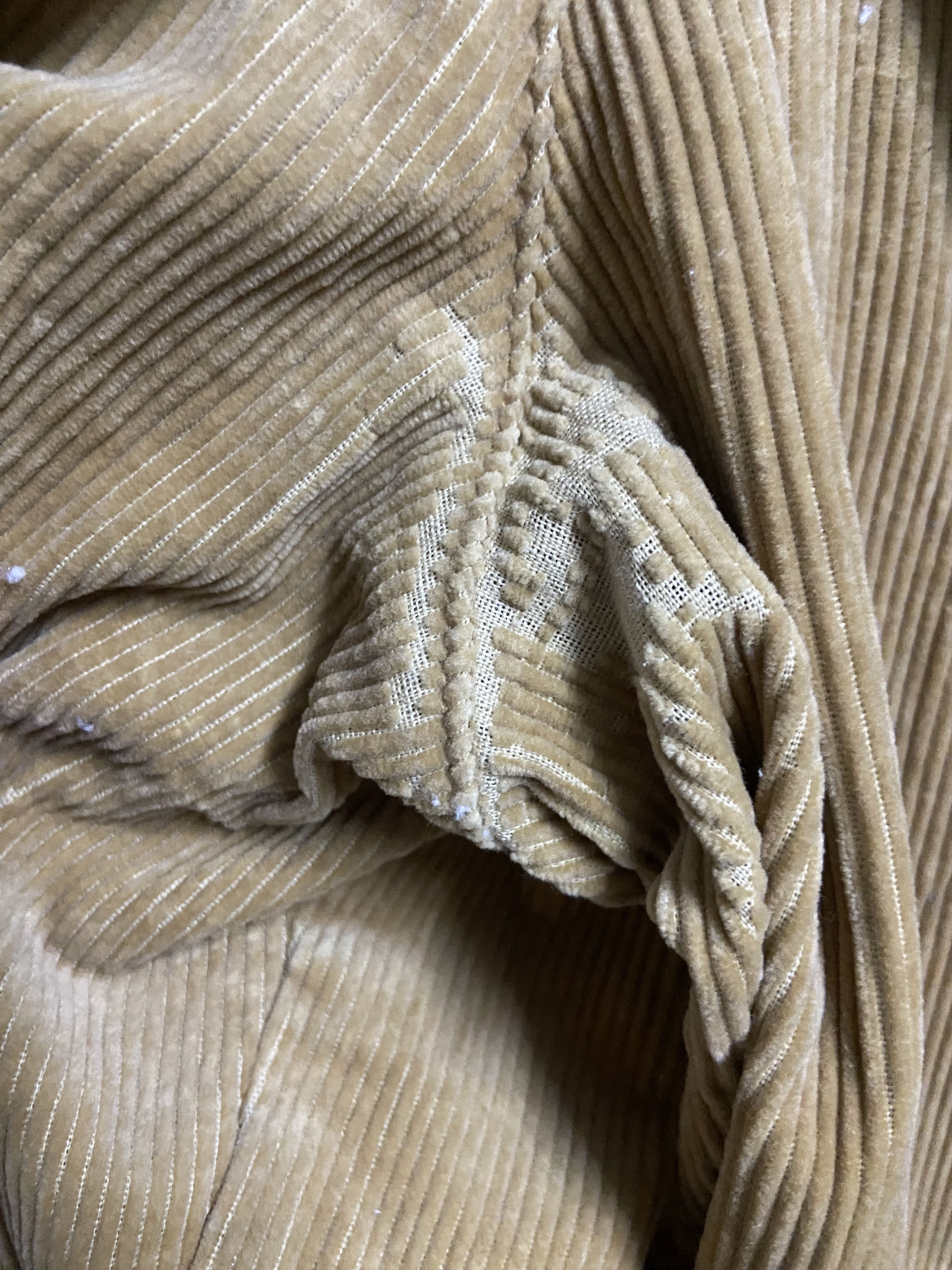 Polo Ralph Lauren × Vintage 90s Andrew Corduroy Pants 38x31 Baggy Pleated Skater Vtg Tan Size US 37 - 7 Thumbnail