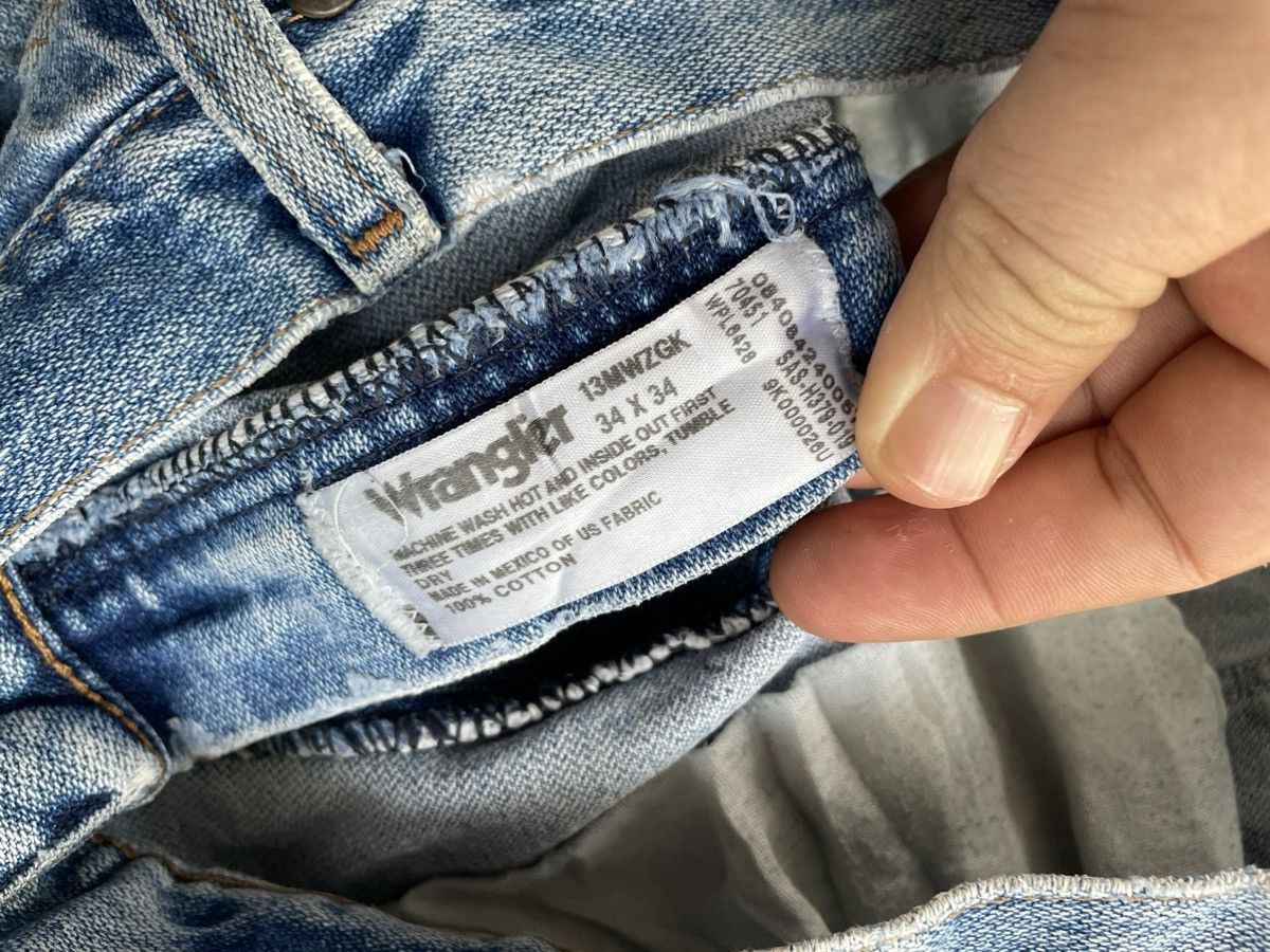 Vintage × Wrangler VINTAGE WRANGLER LIGHT BLUE DENIM Size US 34 / EU 50 - 6 Thumbnail