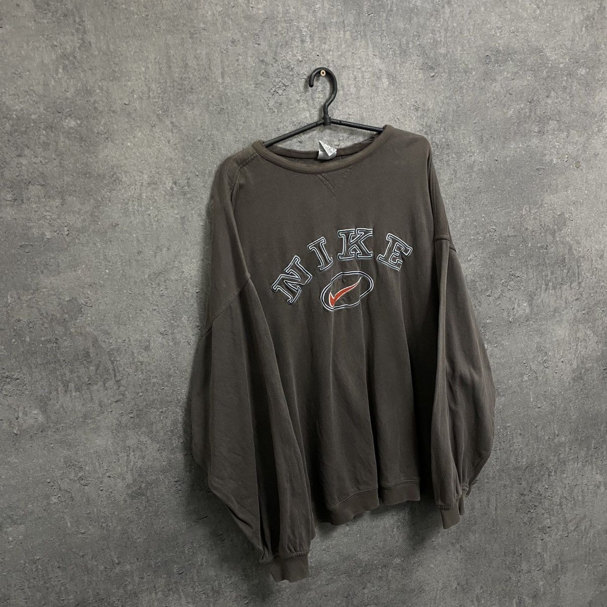Nike 00s Vintage Nike Sweatshirt Big Logo Baggy Sweatshirt Size US XL / EU 56 / 4 - 3 Thumbnail