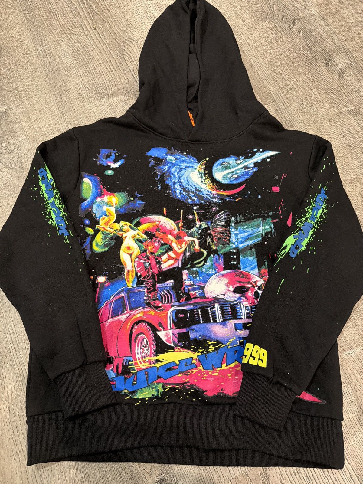Vlone 999 Club x Vlone “Cosmic Death Racer” Hoodie (Worn 1-2) Size US S / EU 44-46 / 1 - 1 Thumbnail