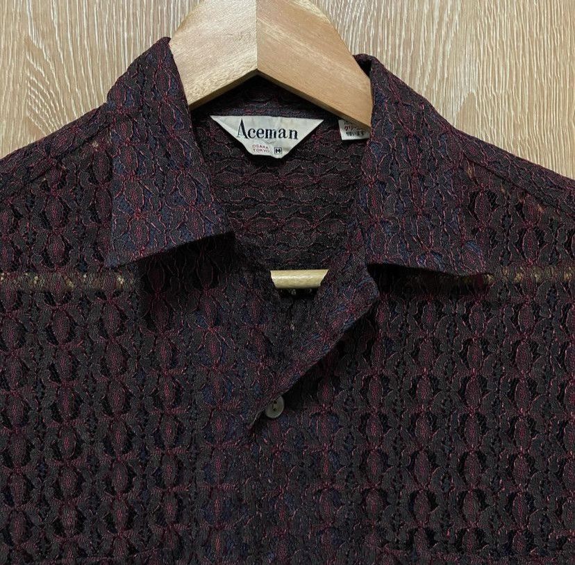 Vintage Vtg Lace Shirt Rare Design Size US M / EU 48-50 / 2 - 3 Thumbnail