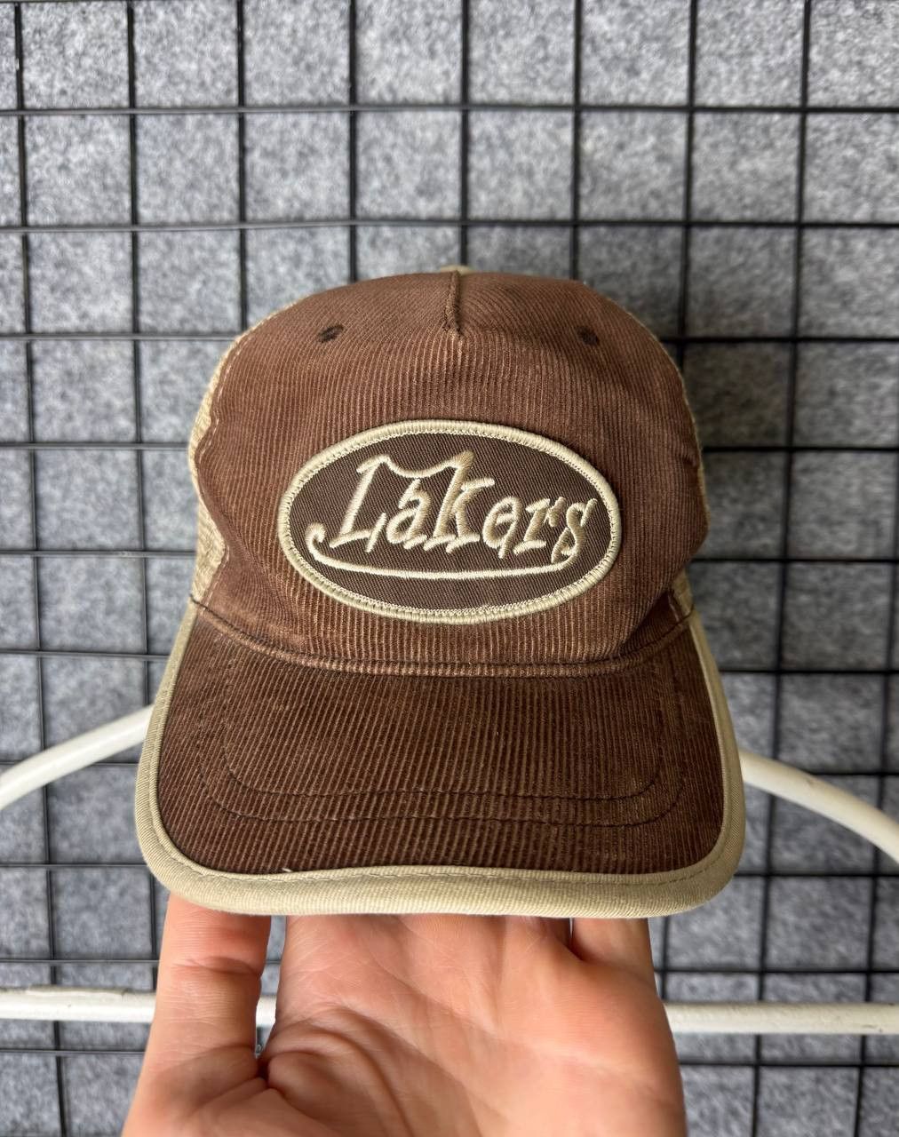NBA Vintage NBa Lakers corduroy baseball cap Size ONE SIZE - 4 Thumbnail