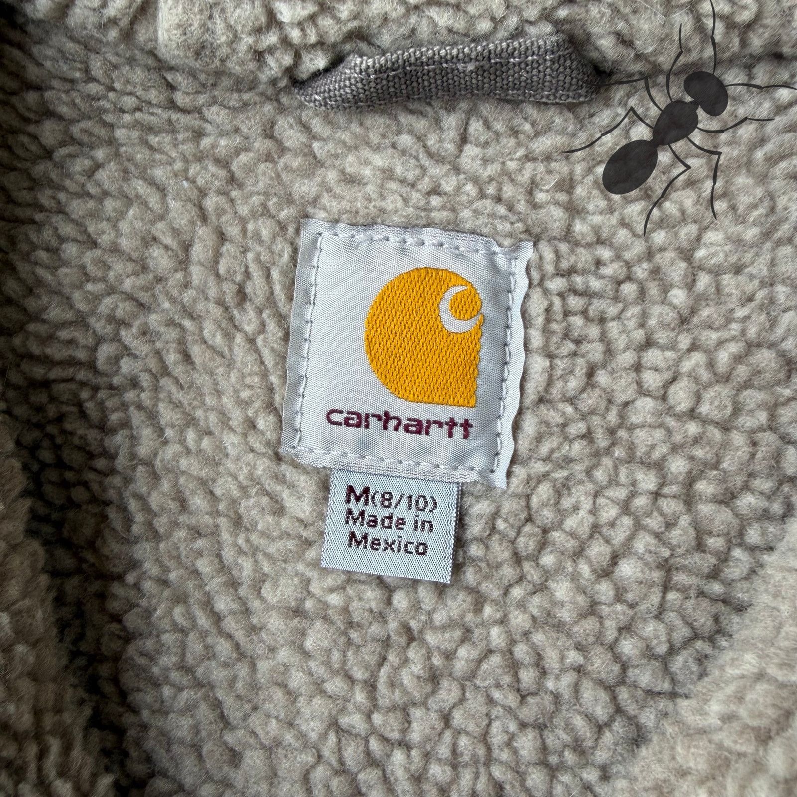 Carhartt × Vintage Carhartt WOMENS WJ141 light brown sierra work wear jacket Size US M / EU 48-50 / 2 - 9 Thumbnail