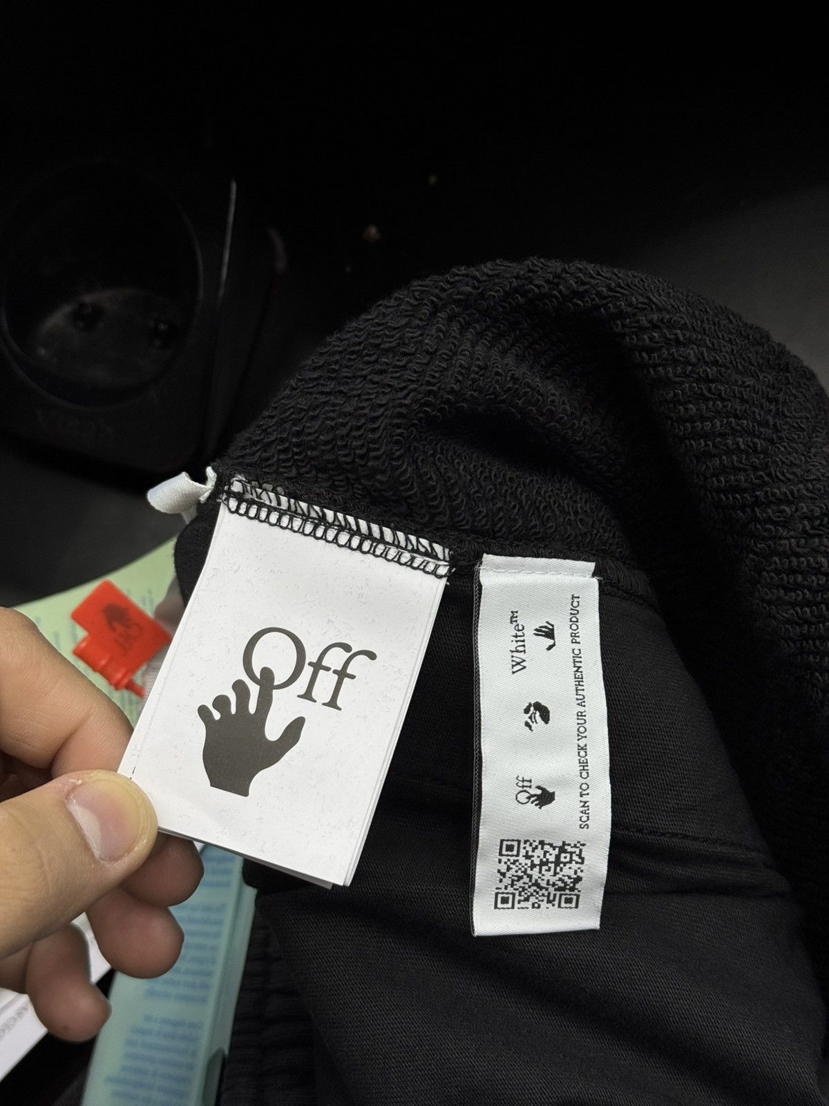 Off-White OFF-WHITE Wave Off Skate Sweatpants Black Size US 32 / EU 48 - 7 Thumbnail