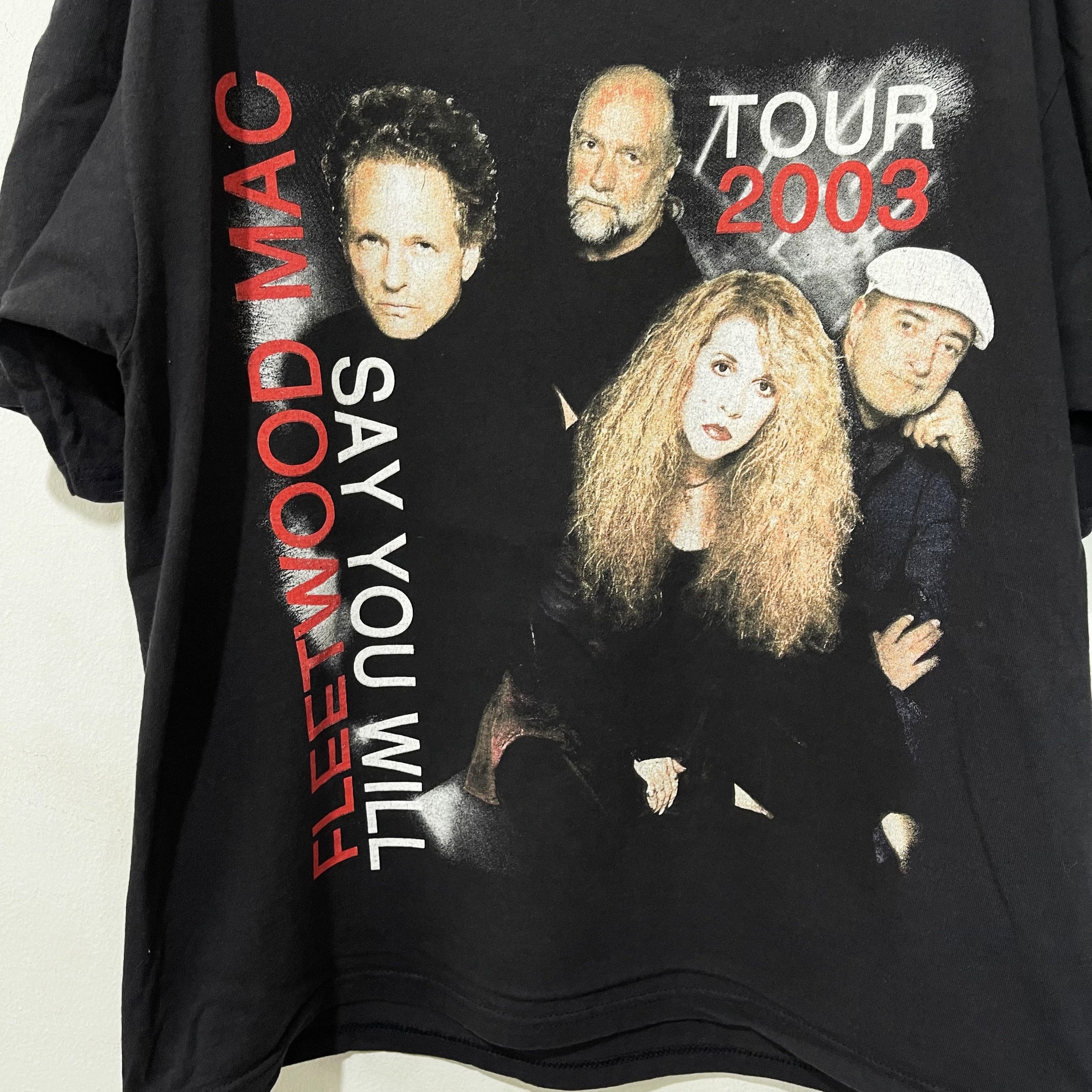 Band Tees Vintage 2003 Fleetwood Mac Tour T-Shirt Size US XL / EU 56 / 4 - 2 Thumbnail