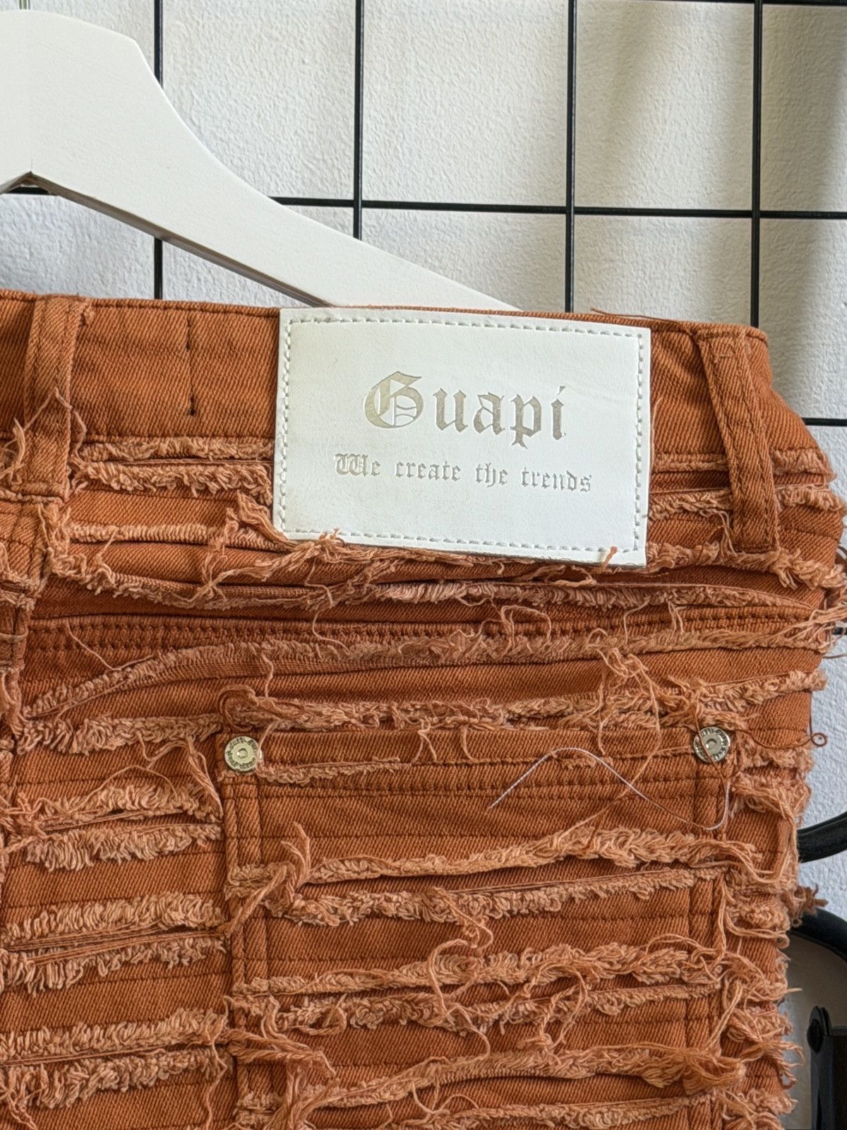 GUAPI Guapi destroyed jeans distressed opium y2k blueface style Size US 28 / EU 44 - 6 Thumbnail