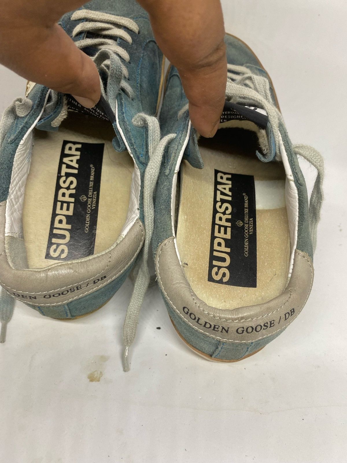 Golden Goose ggdb superstar light blue size 36GOLDEN GOOSE Deluxe Brand Size US 6 / IT 36 - 7 Thumbnail