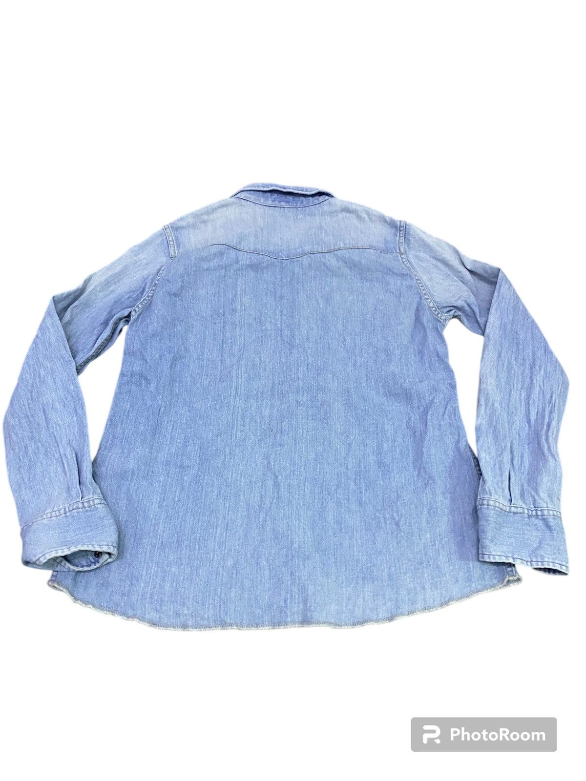 Blue Blue Japan × Indigo × Japanese Brand Blue Blue japan 🇯🇵 jeans shirt Size M / US 6-8 / IT 42-44 - 3 Thumbnail