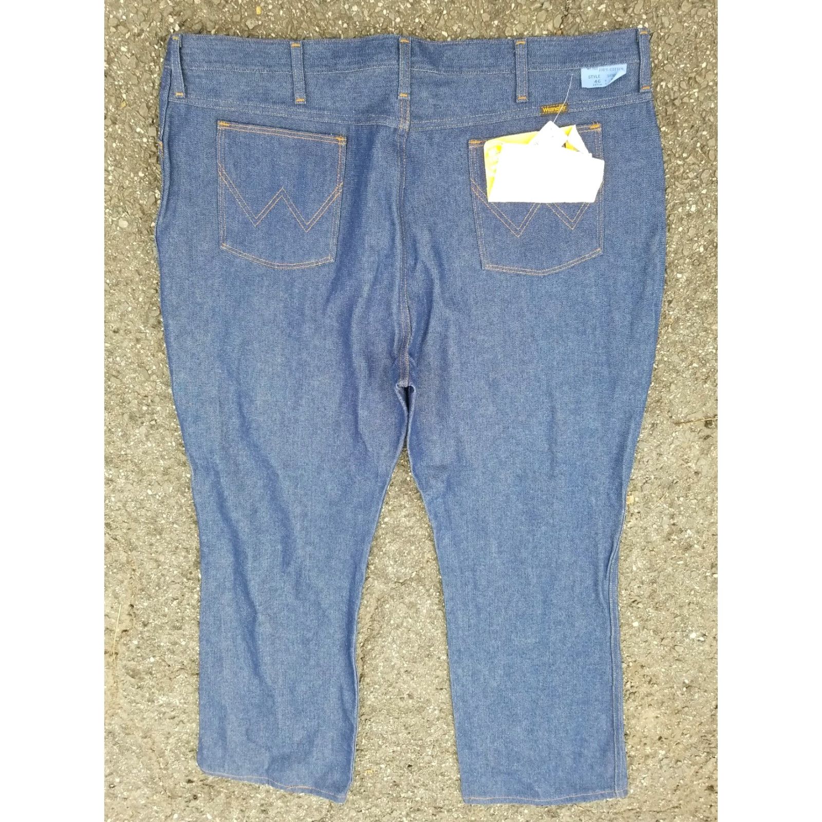 Wrangler Wrangler Regular Fit Denim Blue boot Jeans 945DEN Men's 46x30 MADE USA Jeans Boots Denim Blue Western Classic Logo 945MEN Mens Size US 30 / EU 46 - 3 Thumbnail