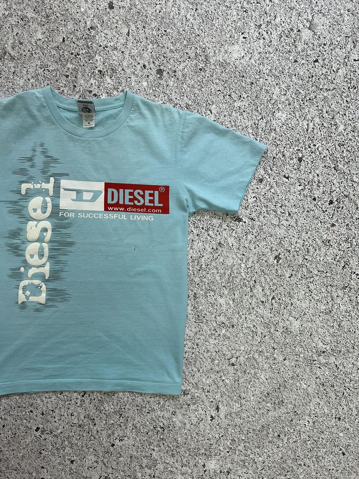 Diesel × Japanese Brand Vintage 90s Diesel Big logo t-shirt retro rare Y2K Size US XS / EU 42 / 0 - 5 Thumbnail