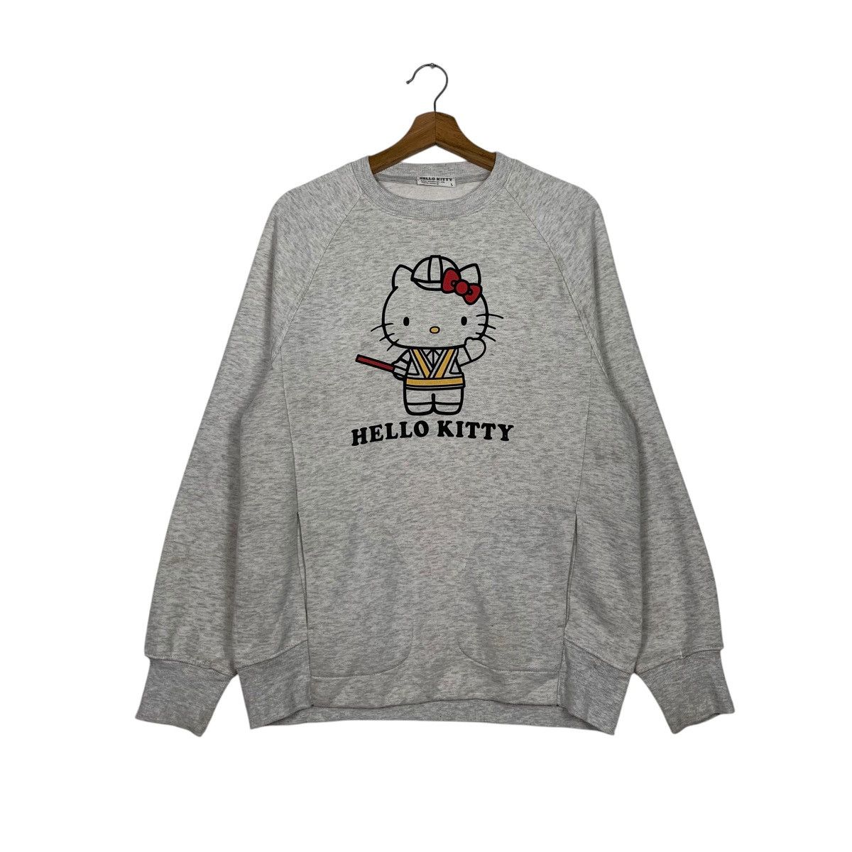 Japanese Brand Hello Kitty Big Logo Sweatshirt Size L / US 10 / IT 46 - 1 Thumbnail
