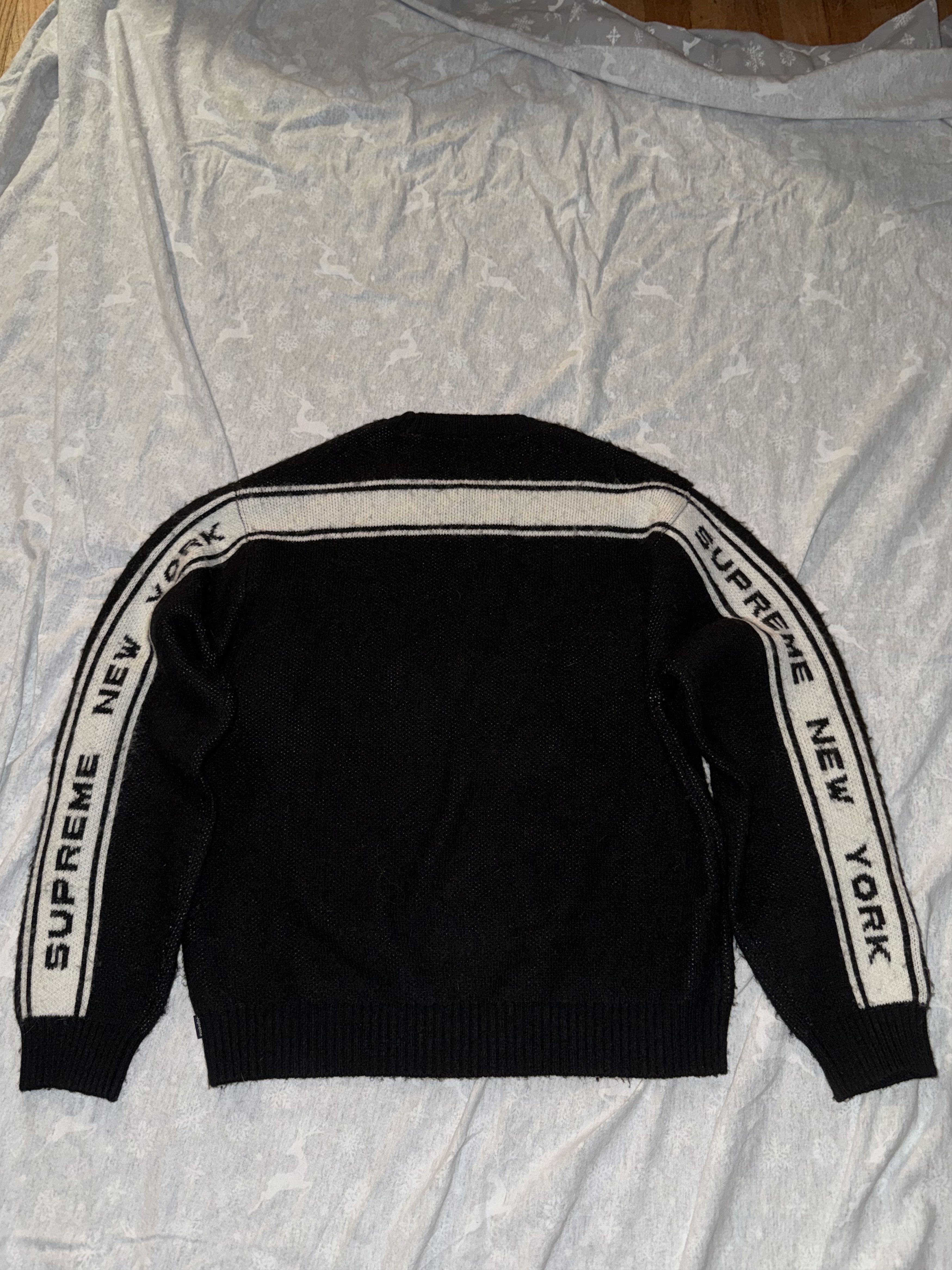 Supreme Supreme Back Stripe Sweater | Black | Size S Size US S / EU 44-46 / 1 - 3 Thumbnail