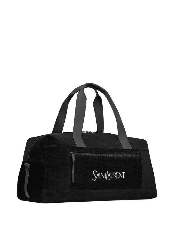 Saint Laurent Paris o1bcso1str1225 Size: OS/ Duffle In Jacquard in Black Size ONE SIZE - 2 Thumbnail