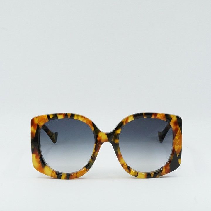Gucci Gucci GG1257S 004 Women Sunglasses Havana Butterfly Frame Size ONE SIZE - 4 Thumbnail