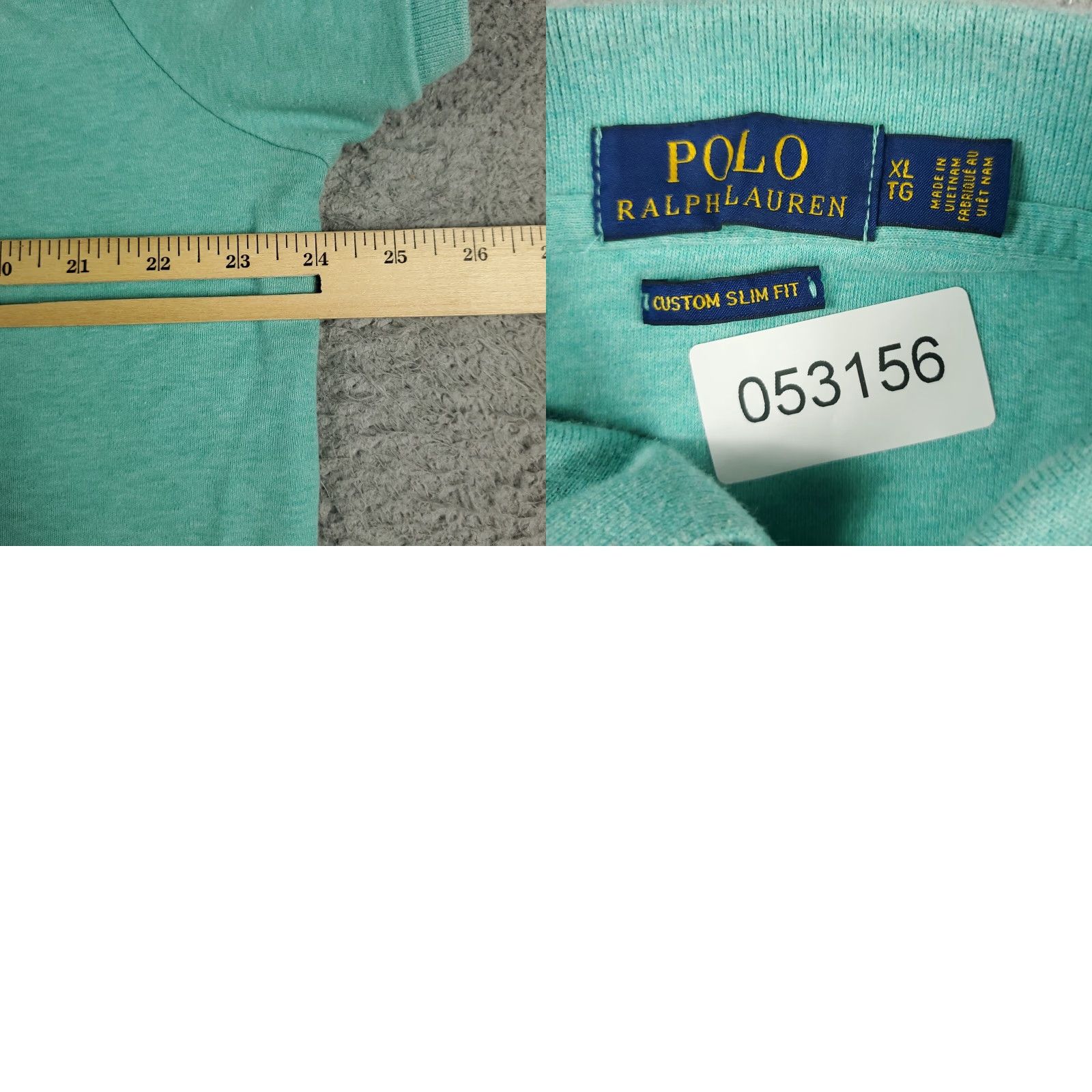 Ralph Lauren Ralph Lauren Polo Shirt Blue Slim Fit Regular XL Mens Casual Short Sleeve Size US XL / EU 56 / 4 - 8 Thumbnail