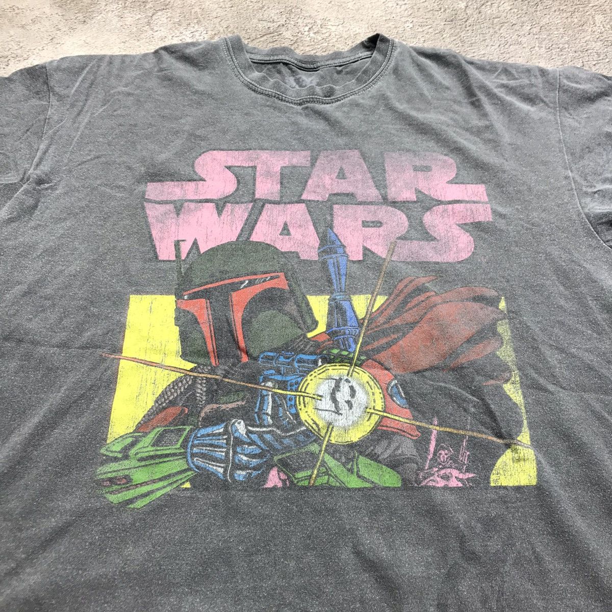 Vintage Vintage 90s Sun Faded Star Wars Graphic Tee Streetwear XL Size US XL / EU 56 / 4 - 3 Thumbnail