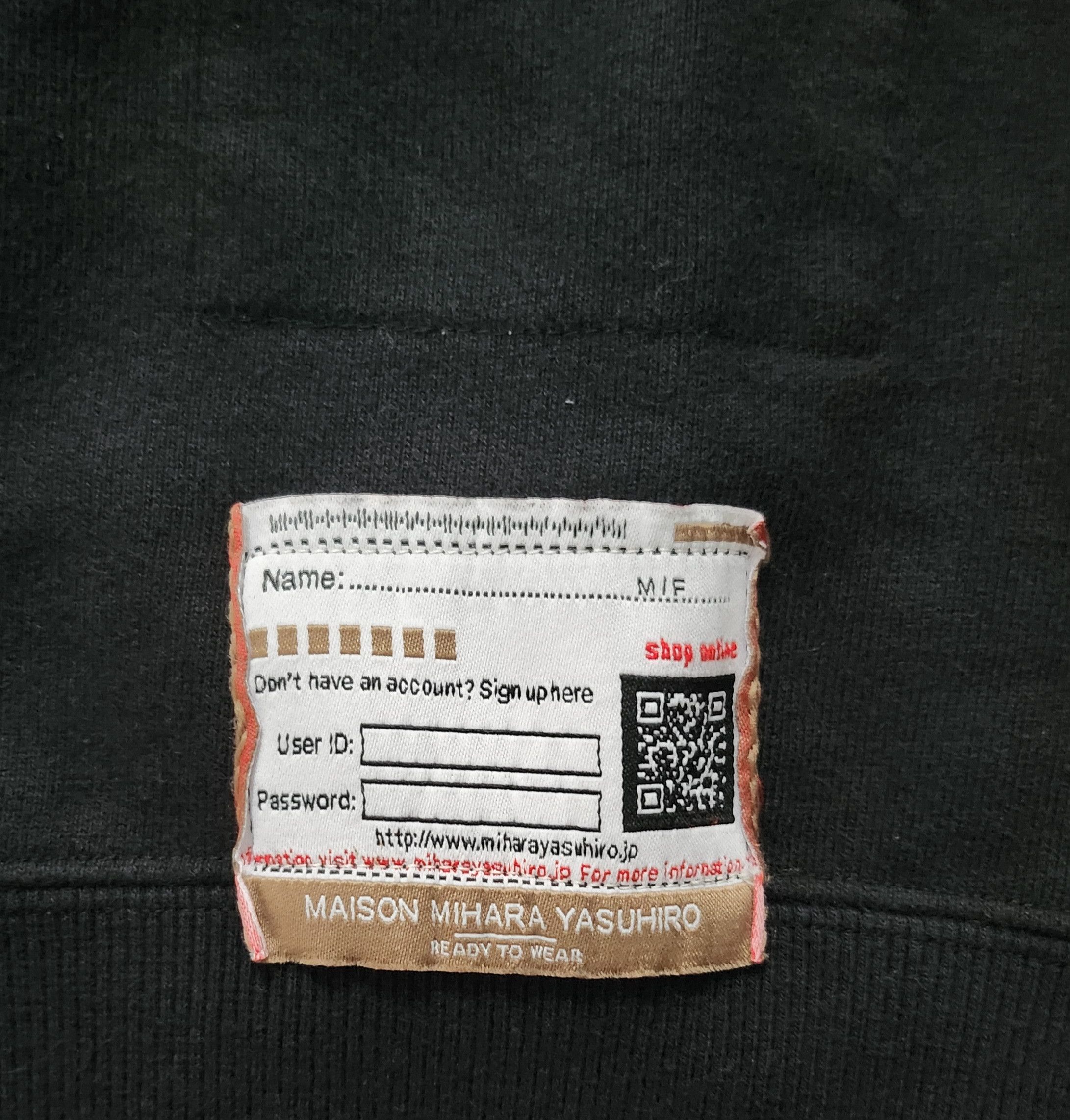 Maison MIHARA YASUHIRO MMY Distressed Logo Pullover Sweatshirt Size US S / EU 44-46 / 1 - 6 Thumbnail