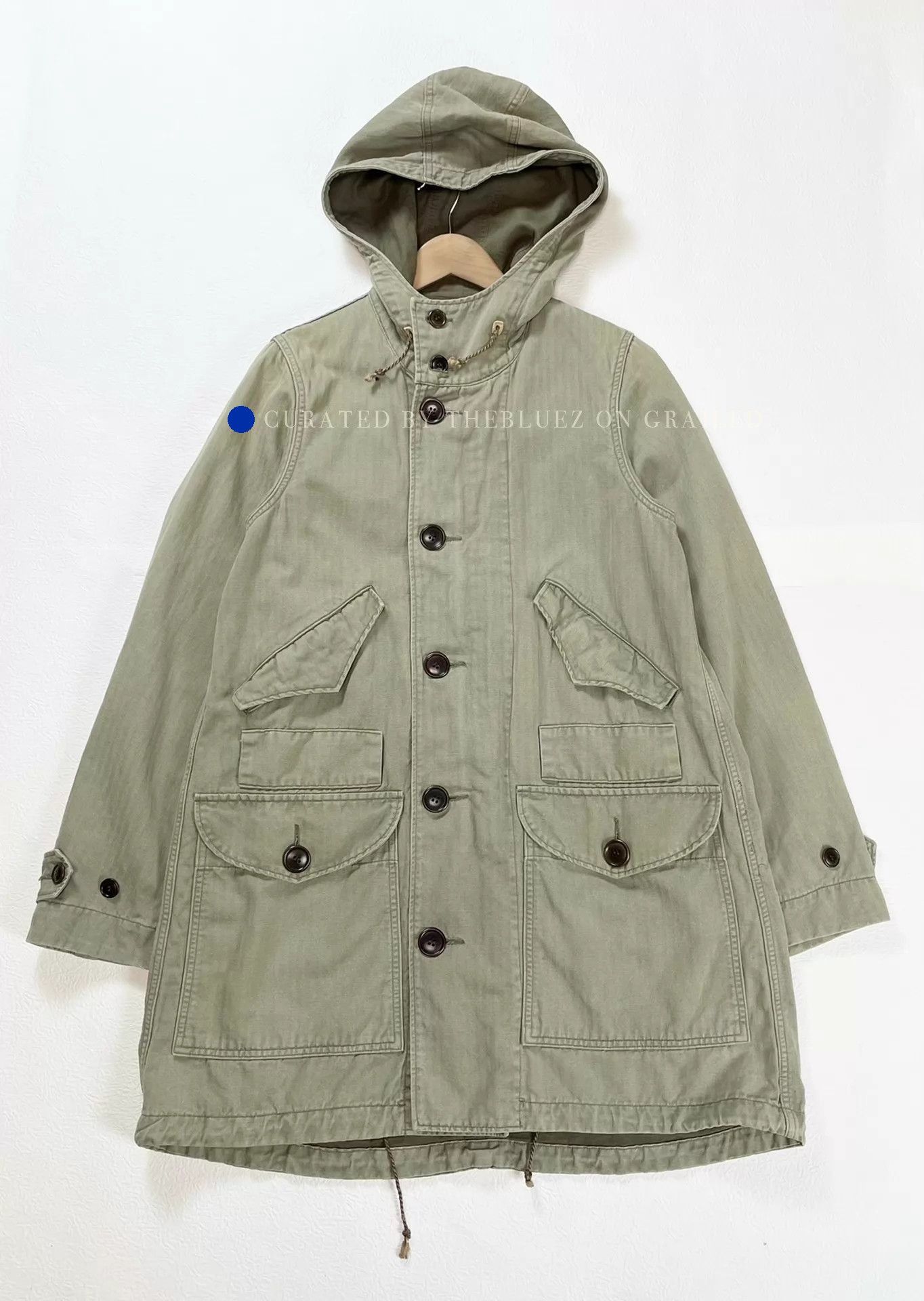 Visvim Stylish Green Townsend Coat Size US S / EU 44-46 / 1 - 1 Thumbnail