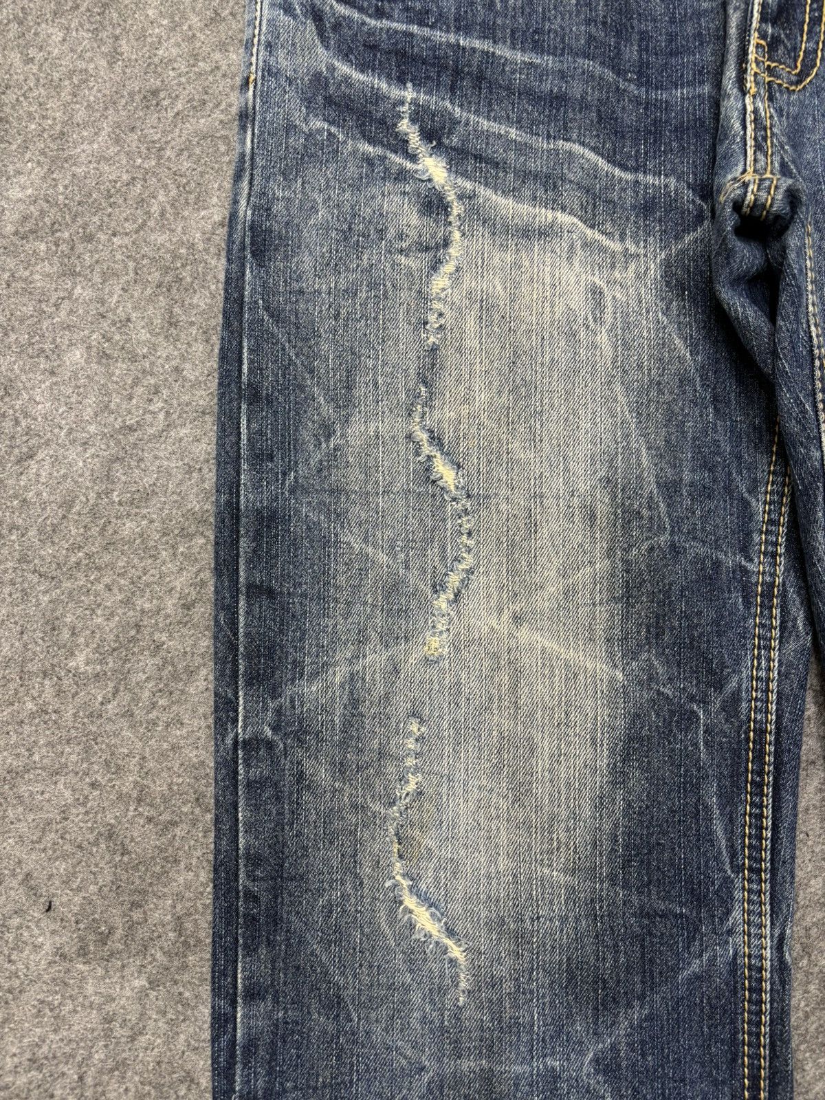 Seditionaries 💥Insane💥SorriderexBack&Forth Spiral Distressed Denim F661 Size US 33 - 9 Thumbnail