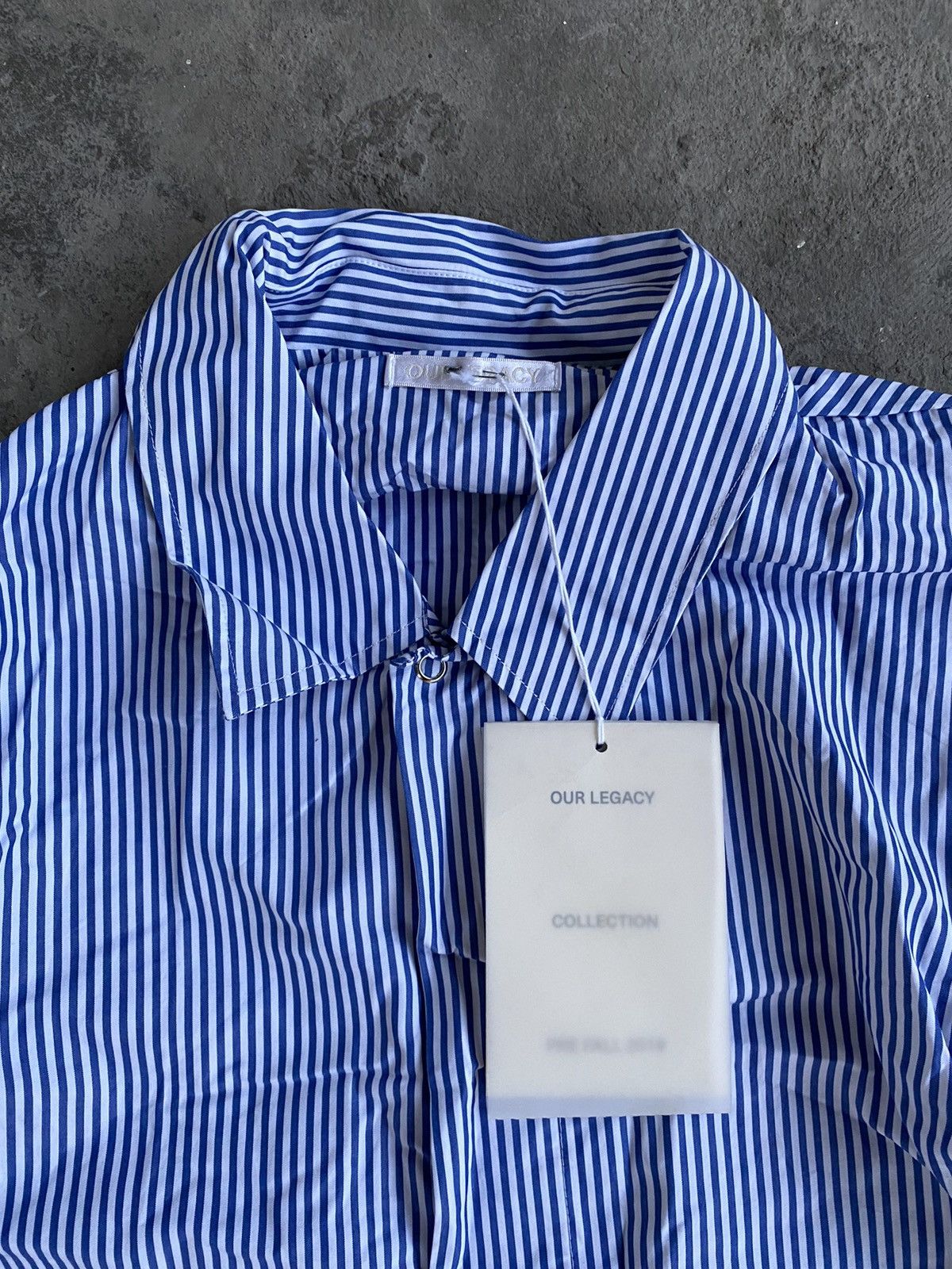 Our Legacy Our legacy Mac coat blue stripe Size US L / EU 52-54 / 3 - 3 Thumbnail