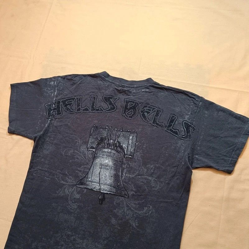 AC/DC AC/DC Hells Bells Gray Tshirt M Band Tee Big Graphic Print Size US M / EU 48-50 / 2 - 11 Thumbnail