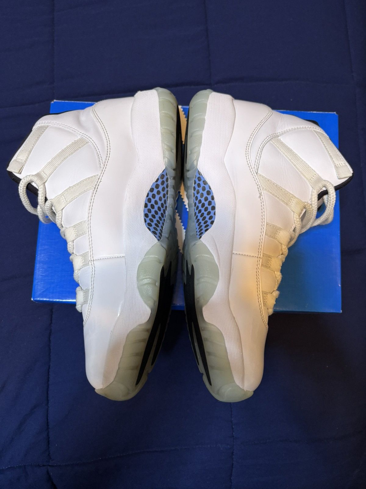 Jordan Brand Jordan 11 Retro Legend Blue 2014 Size 9 Size US 9 / EU 42 - 4 Thumbnail